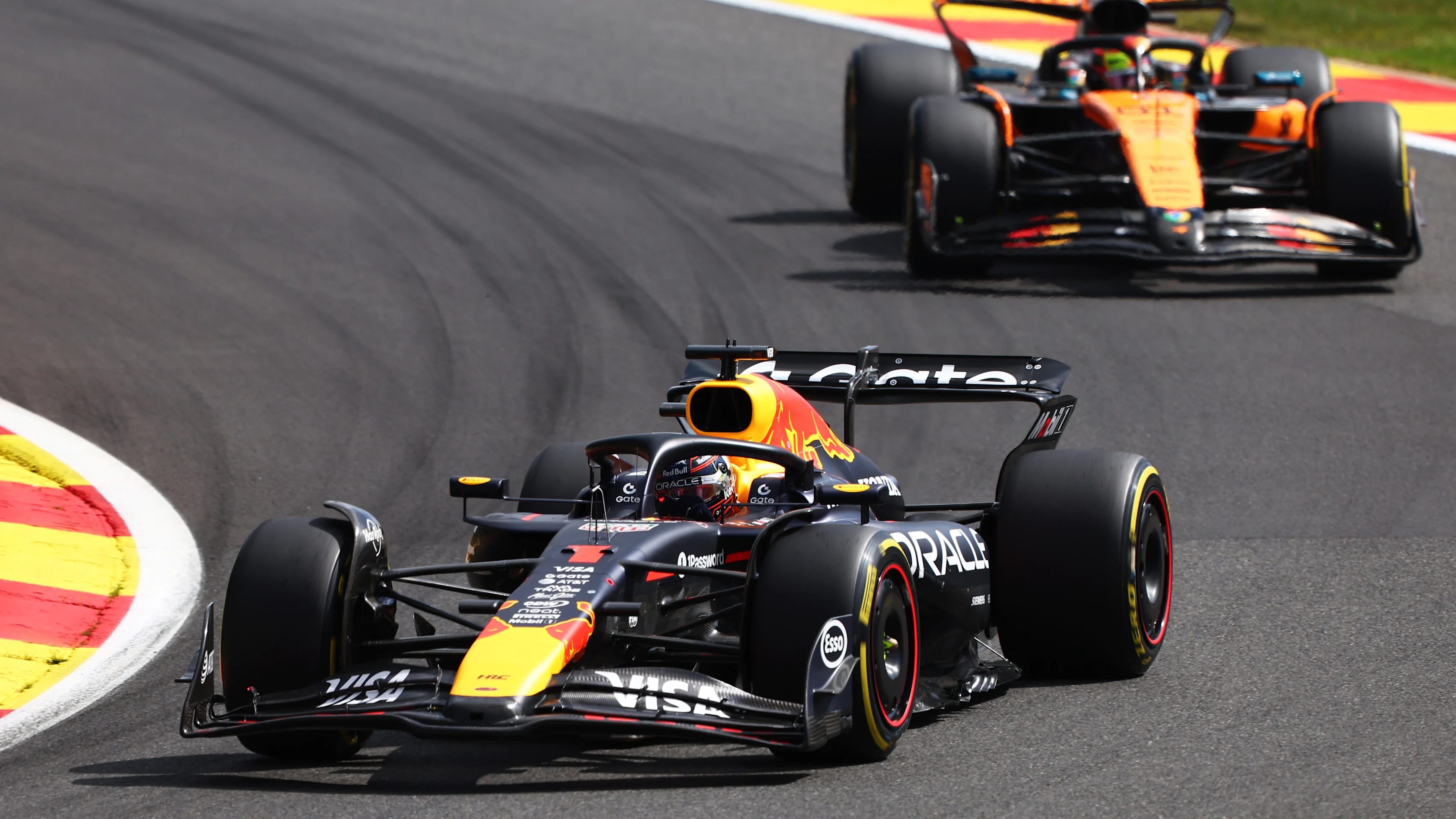 SPA, BELGIUM - JULY 26: Max Verstappen of the Netherlands driving the (1) Oracle Red Bull Racing