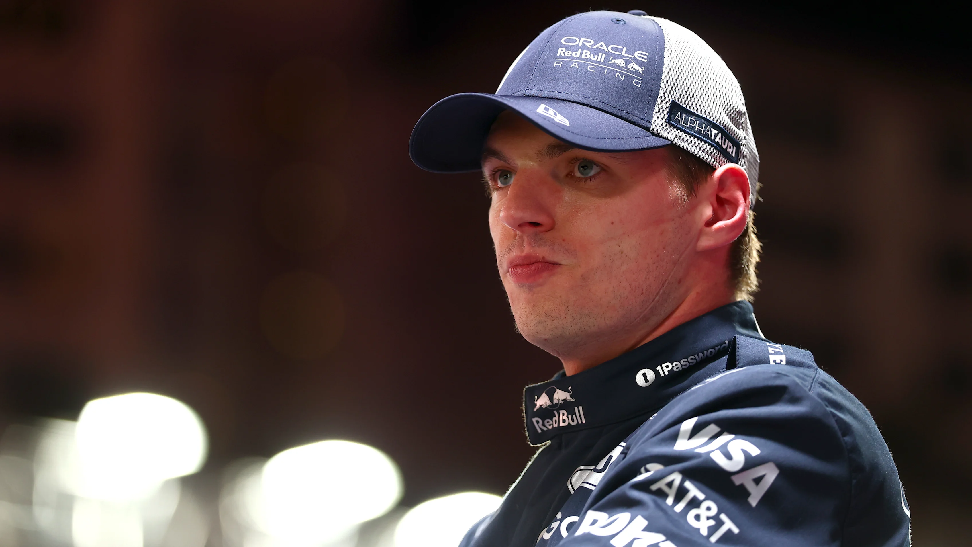 LAS VEGAS, NEVADA - NOVEMBER 21: Second placed qualifier Max Verstappen of the Netherlands and