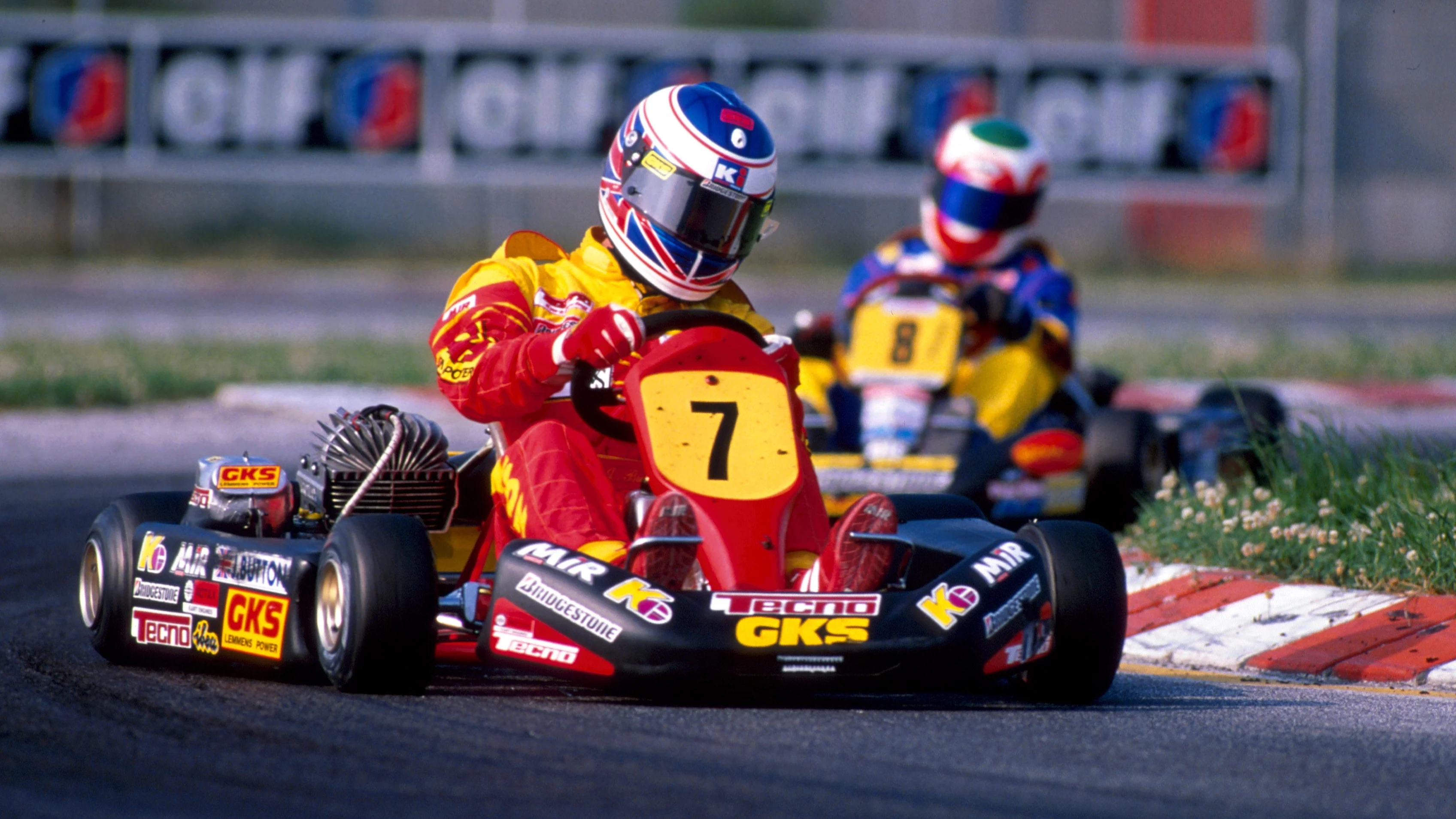Jenson Button (GBR). Valence, Italy, 1995. (Photo by Sutton Images)