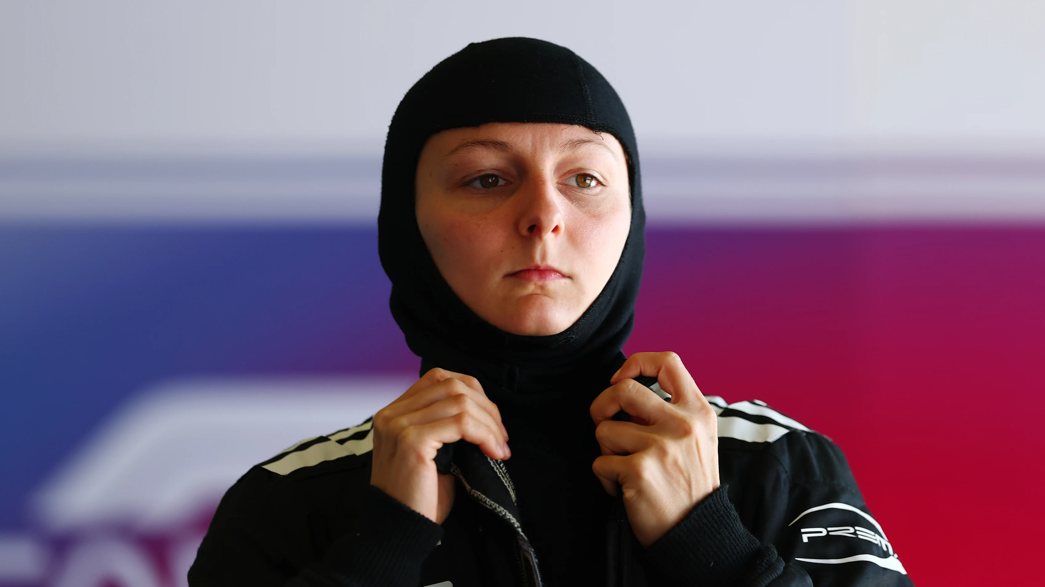 NAVARRA, SPAIN - SEPTEMBER 16: Doriane Pin of France and PREMA Racing (28) prepares to drive in the