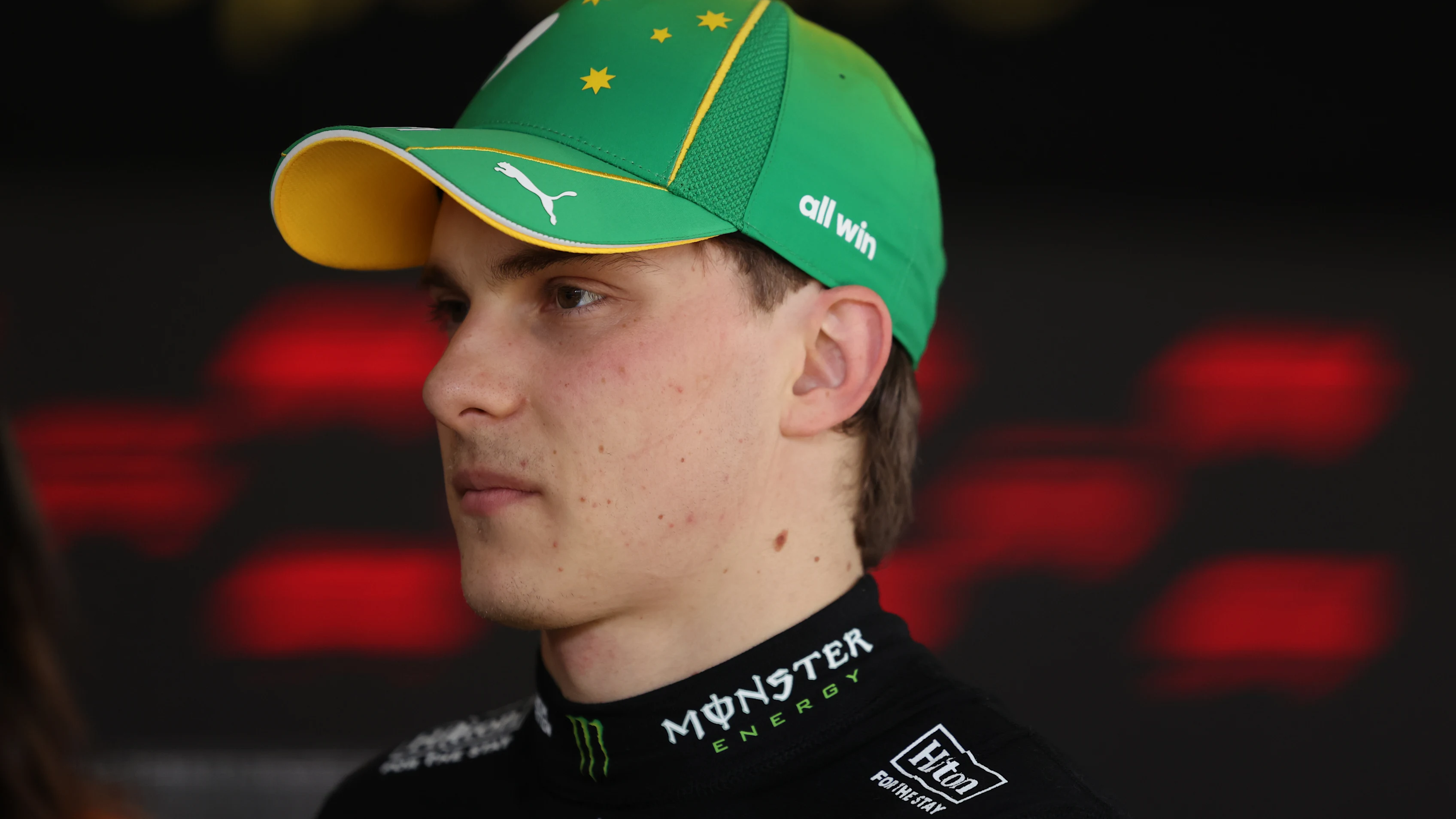 MELBOURNE, AUSTRALIA - MARCH 06: Oscar Piastri of Australia and McLaren is interviewed during