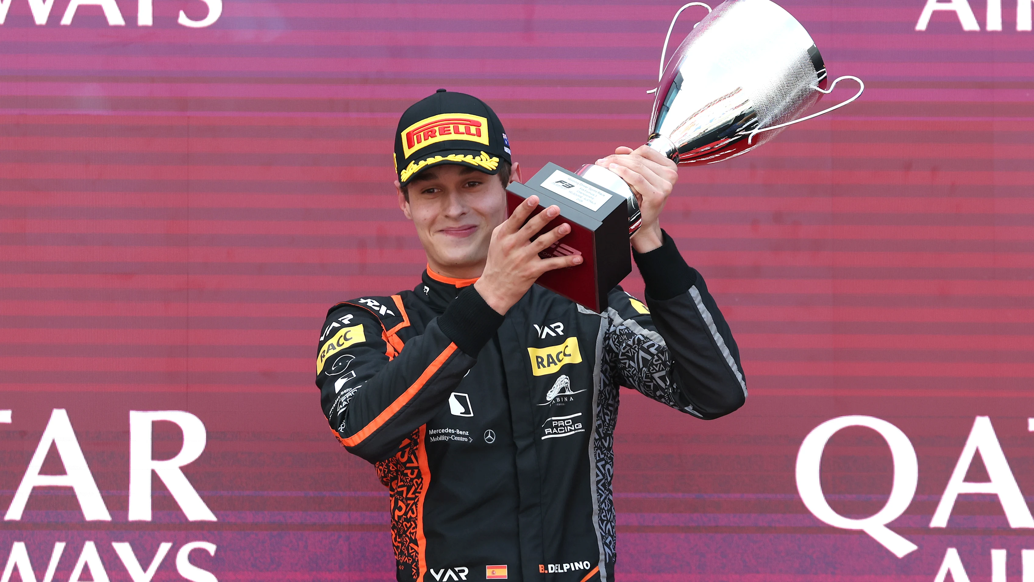 MELBOURNE, AUSTRALIA - MARCH 07: Race winner Bruno Del Pino of Spain and Van Amersfoort Racing (16)