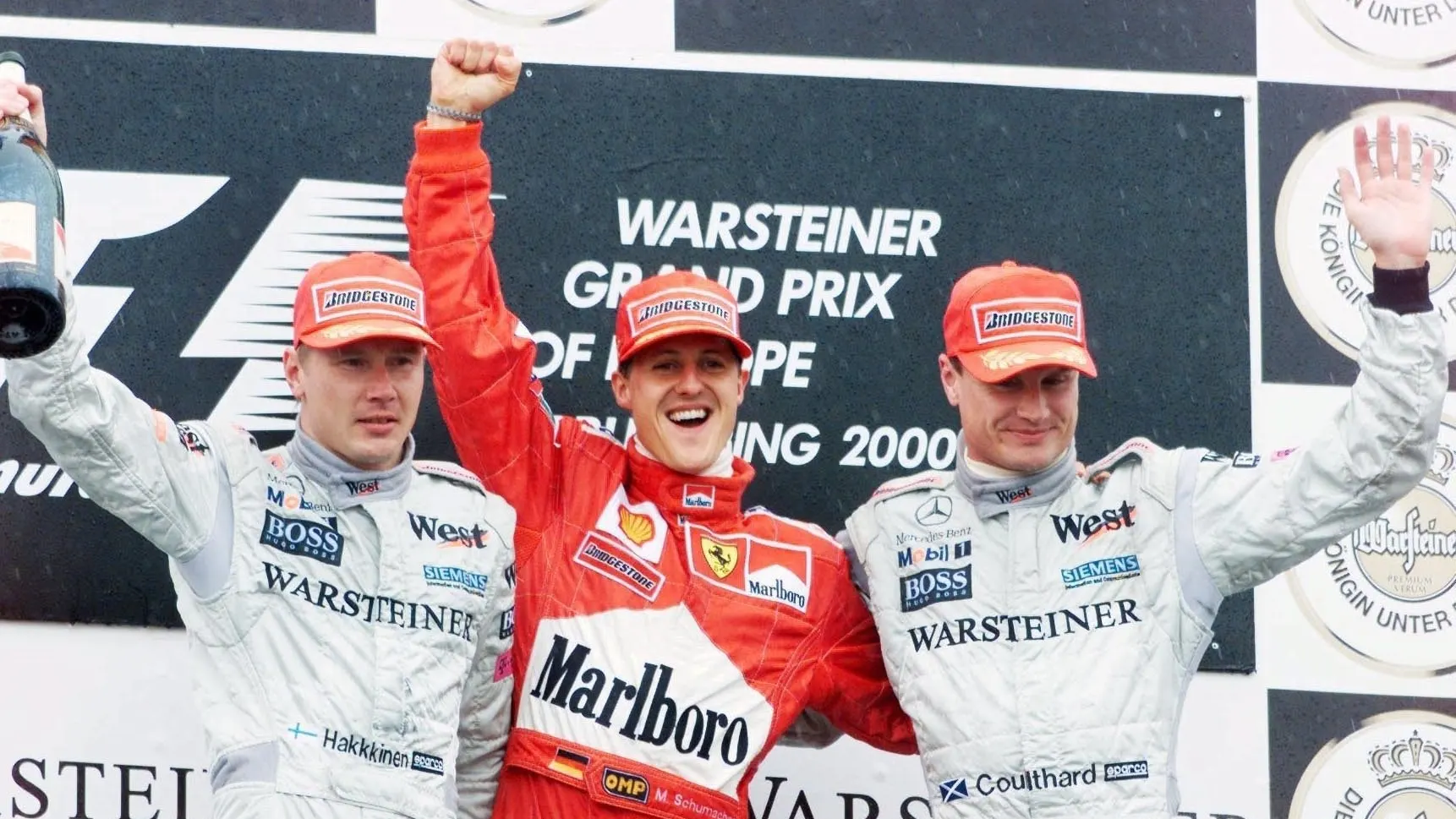 NUERBURGRING, GERMANY - MAY 21: GP von EUROPA 2000 Nuerburgring; SIEGEREHRUNG: 2. Mika