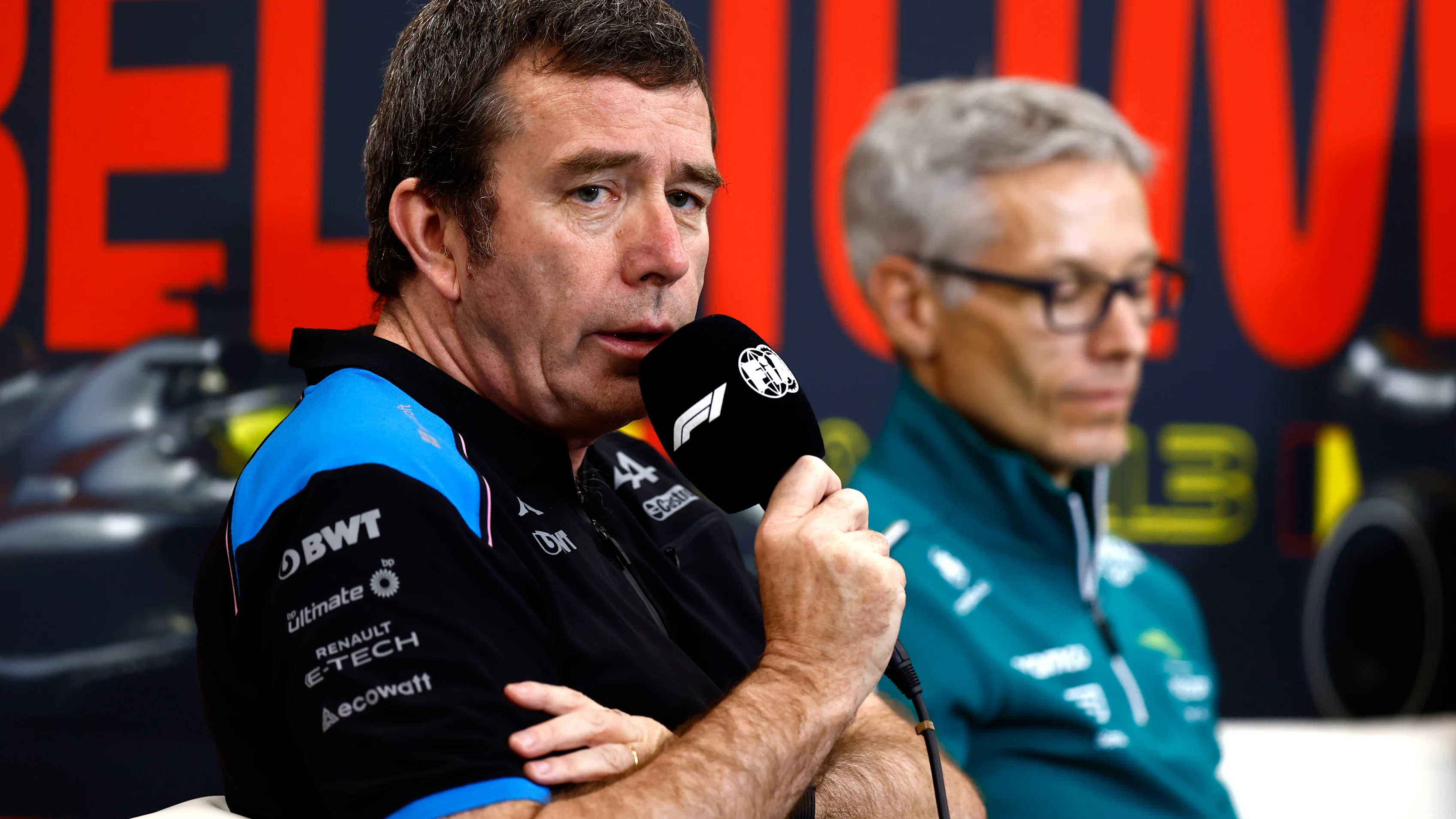 SPA, BELGIUM - JULY 28: Bruno Famin, Interim Team Principal of Alpine F1 attends the Team