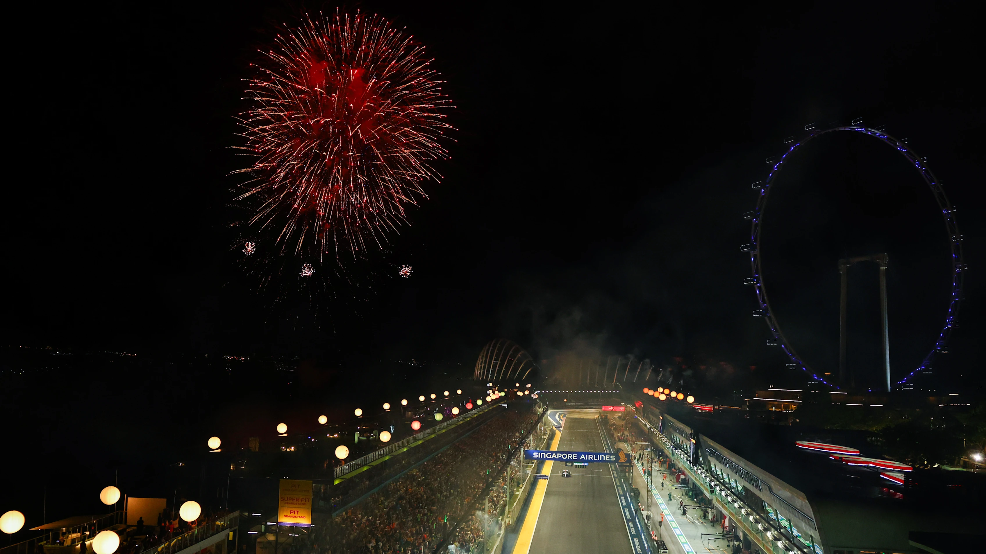 SINGAPORE, SINGAPORE - SEPTEMBER 17: Kevin Magnussen of Denmark driving the (20) Haas F1 VF-23