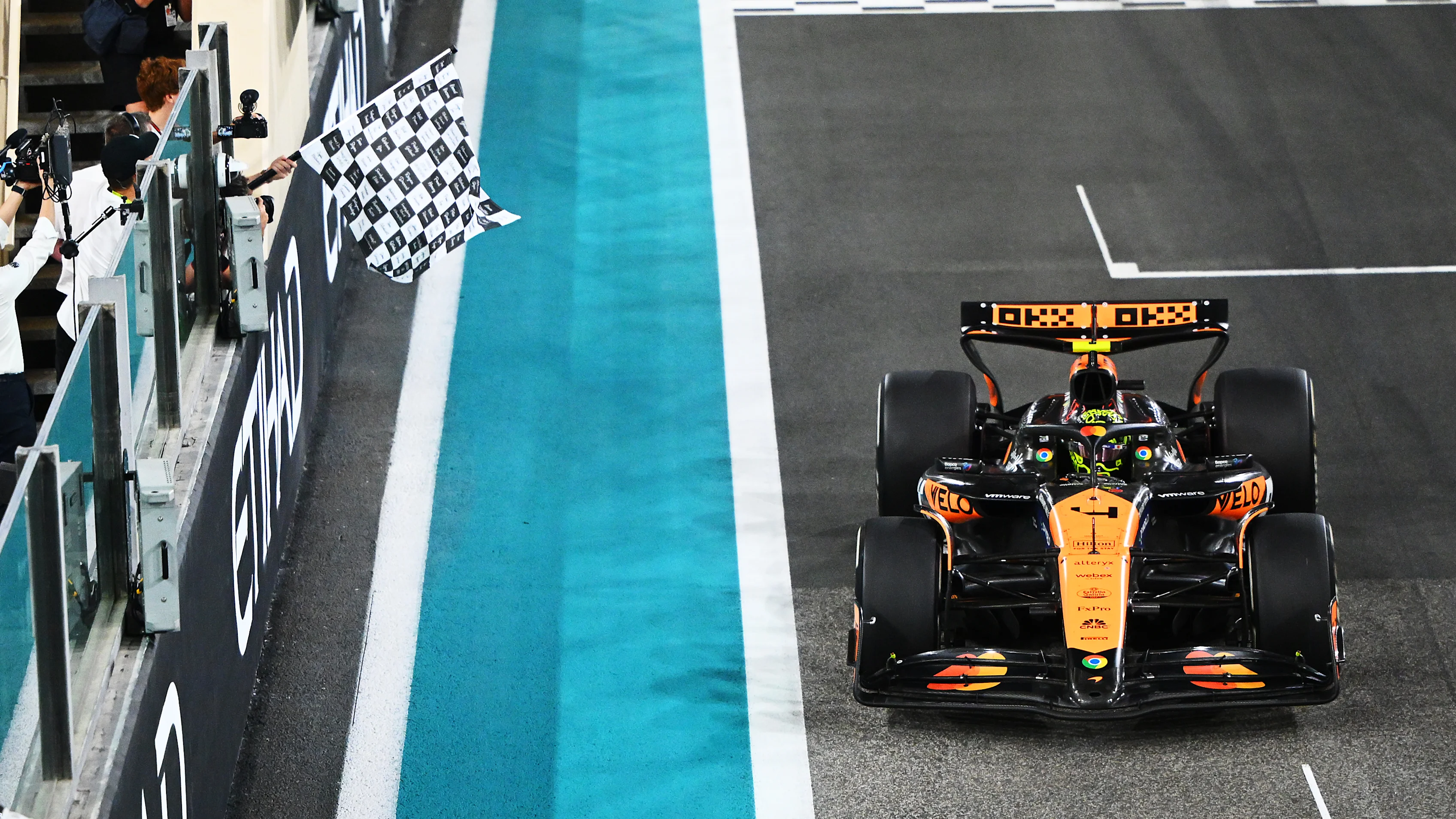 ABU DHABI, UNITED ARAB EMIRATES - DECEMBER 07: Lewis Hamilton of Great Britain driving the (44)