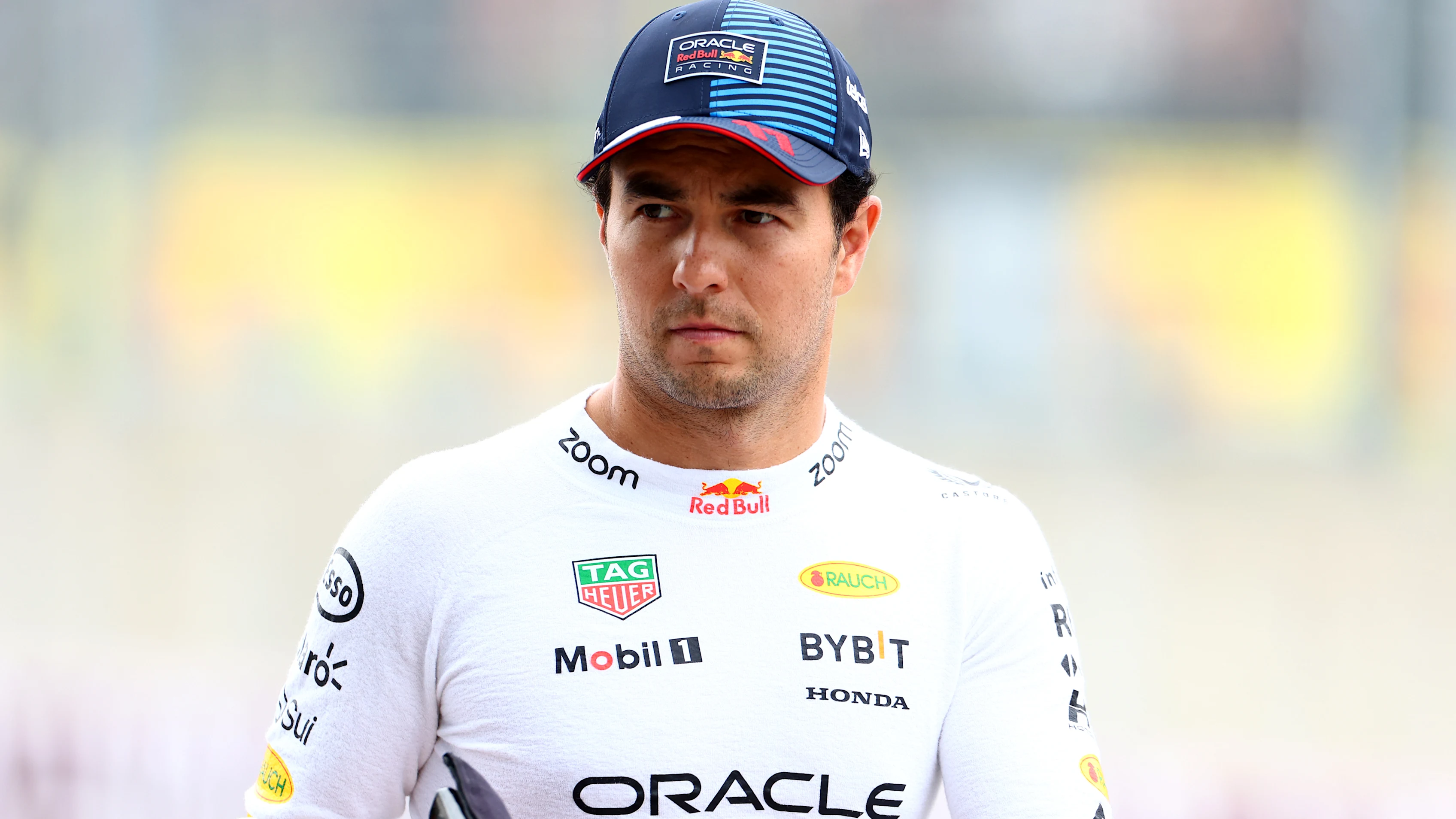 BUDAPEST, HUNGARY - JULY 20: 16th placed qualifier Sergio Perez of Mexico and Oracle Red Bull