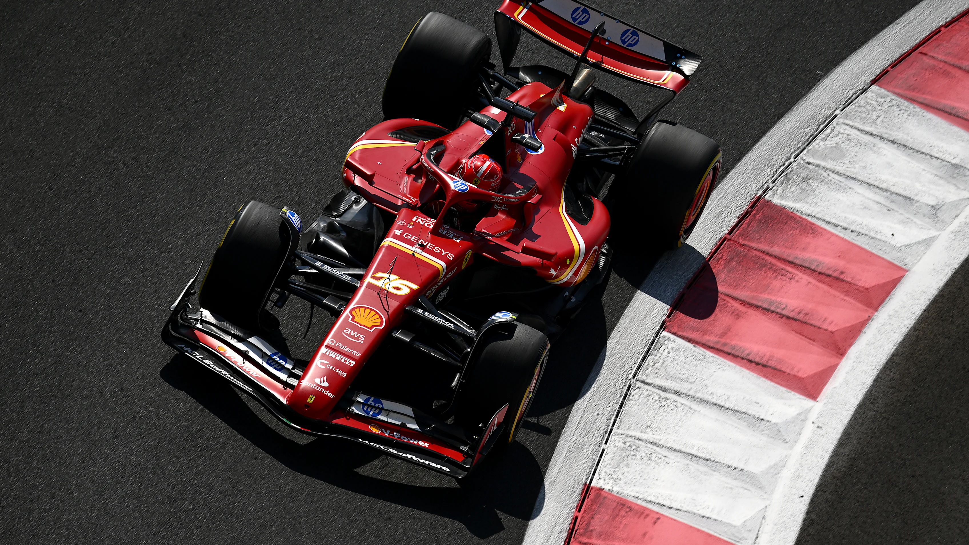 ABU DHABI, UNITED ARAB EMIRATES - DECEMBER 10: Charles Leclerc of Monaco driving the (16) Ferrari
