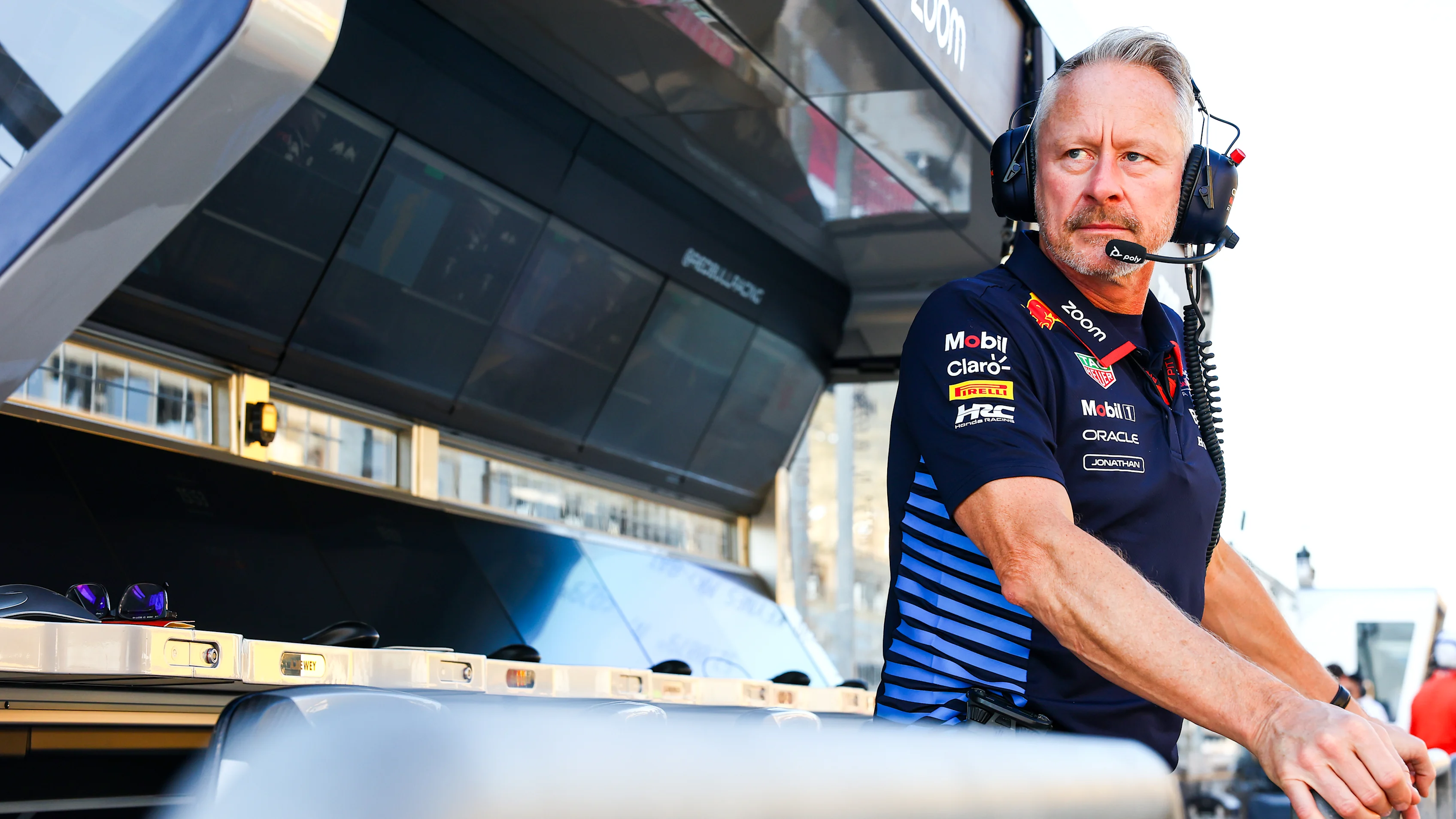BAHRAIN, BAHRAIN - FEBRUARY 21: Oracle Red Bull Racing Sporting Director Jonathan Wheatley looks on