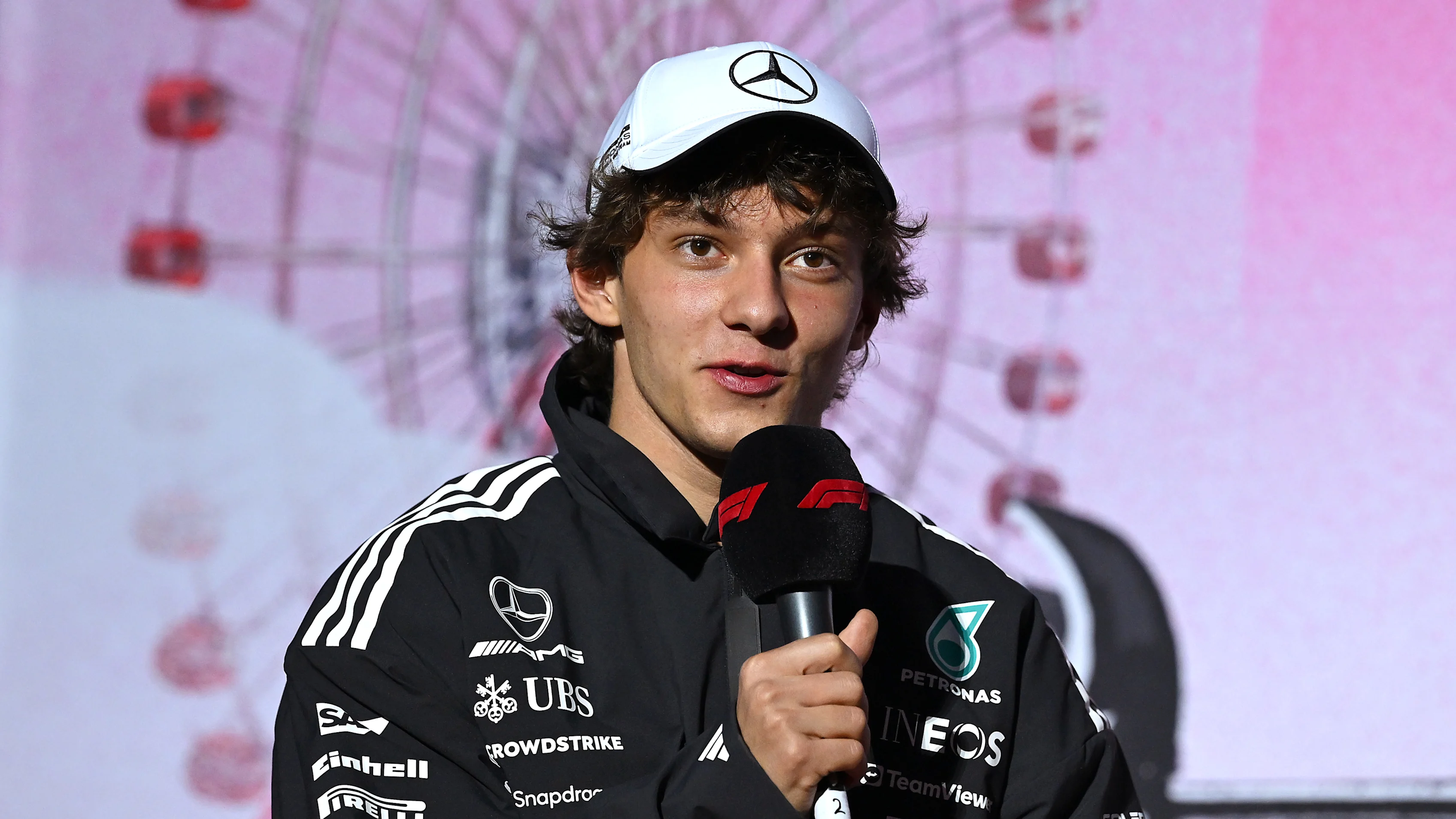SUZUKA, JAPAN - APRIL 05: Andrea Kimi Antonelli of Italy and Mercedes AMG Petronas F1 Team is