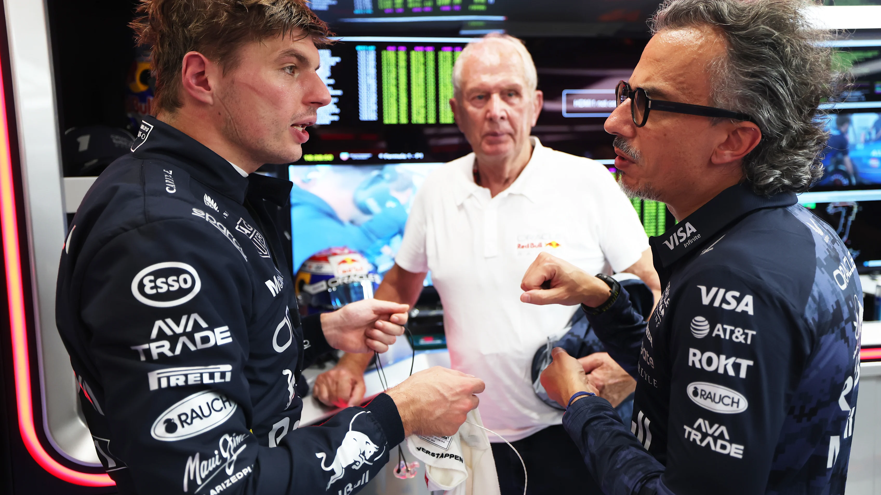 SINGAPORE, SINGAPORE - OCTOBER 03: Max Verstappen of the Netherlands and Oracle Red Bull Racing and