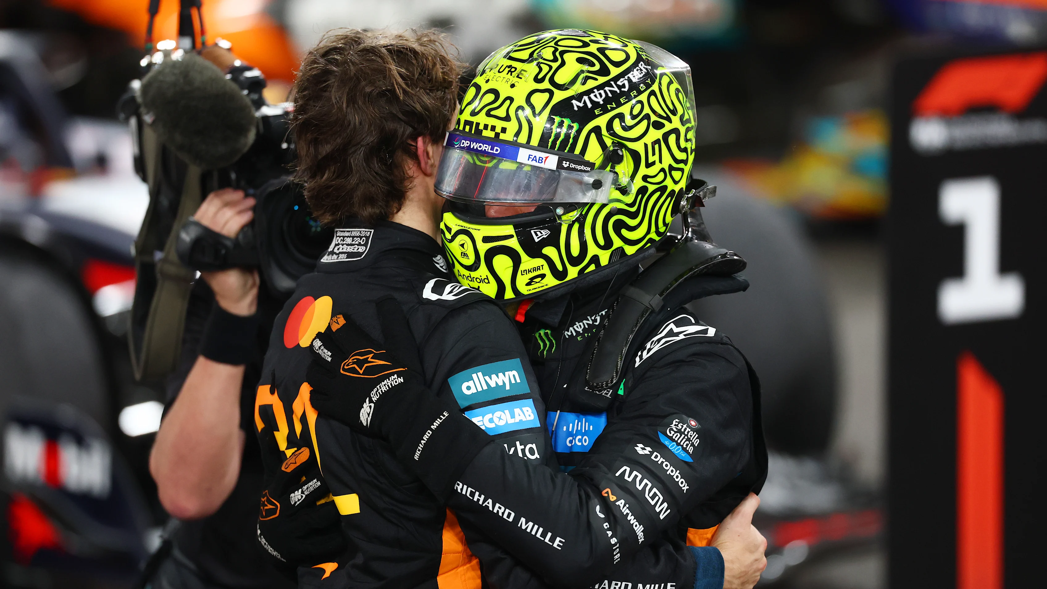 ABU DHABI, UNITED ARAB EMIRATES - DECEMBER 07: 2025 F1 World Drivers Champion and Third placed