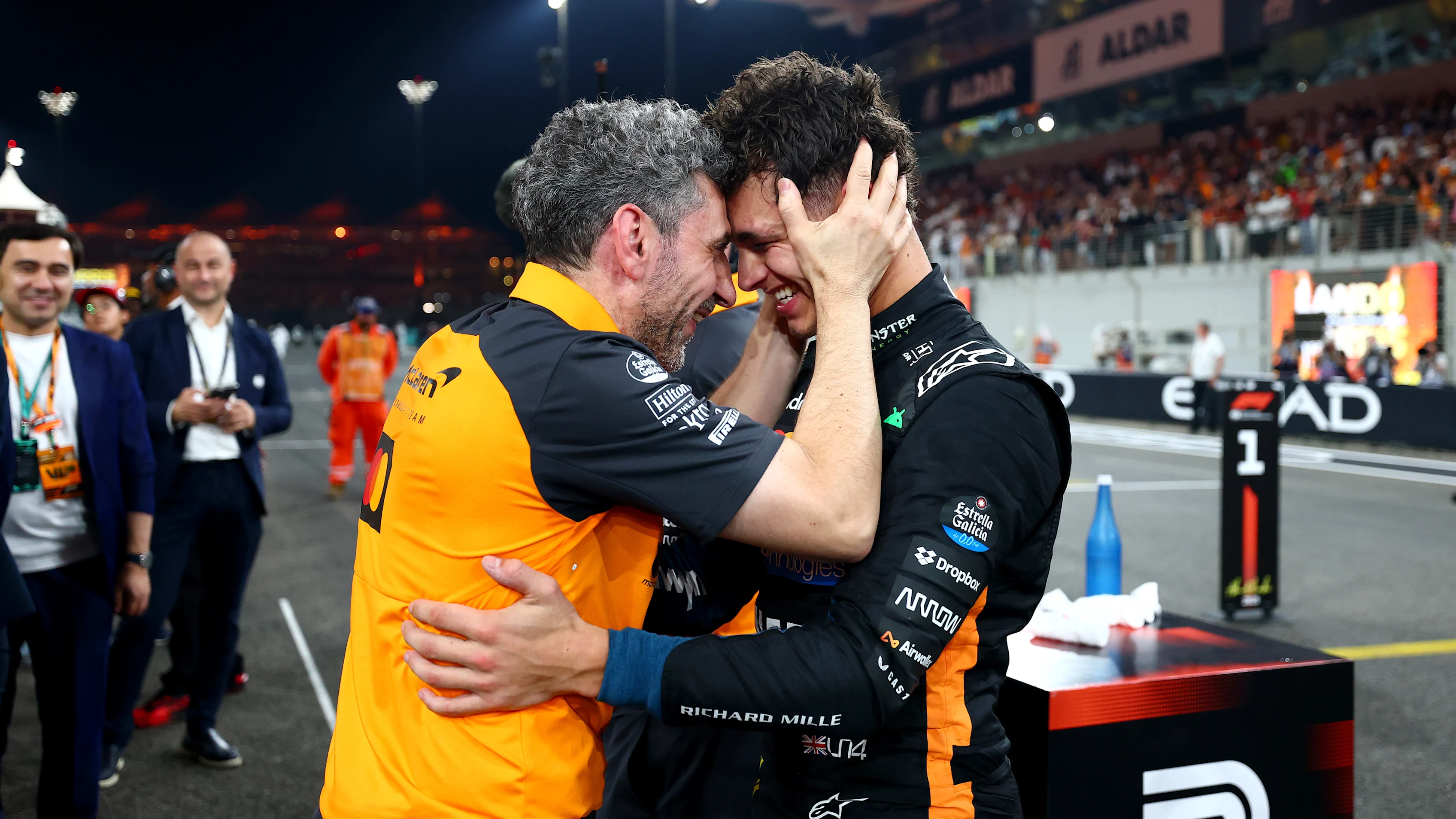 ABU DHABI, UNITED ARAB EMIRATES - DECEMBER 07: 2025 F1 World Drivers Champion and Third placed