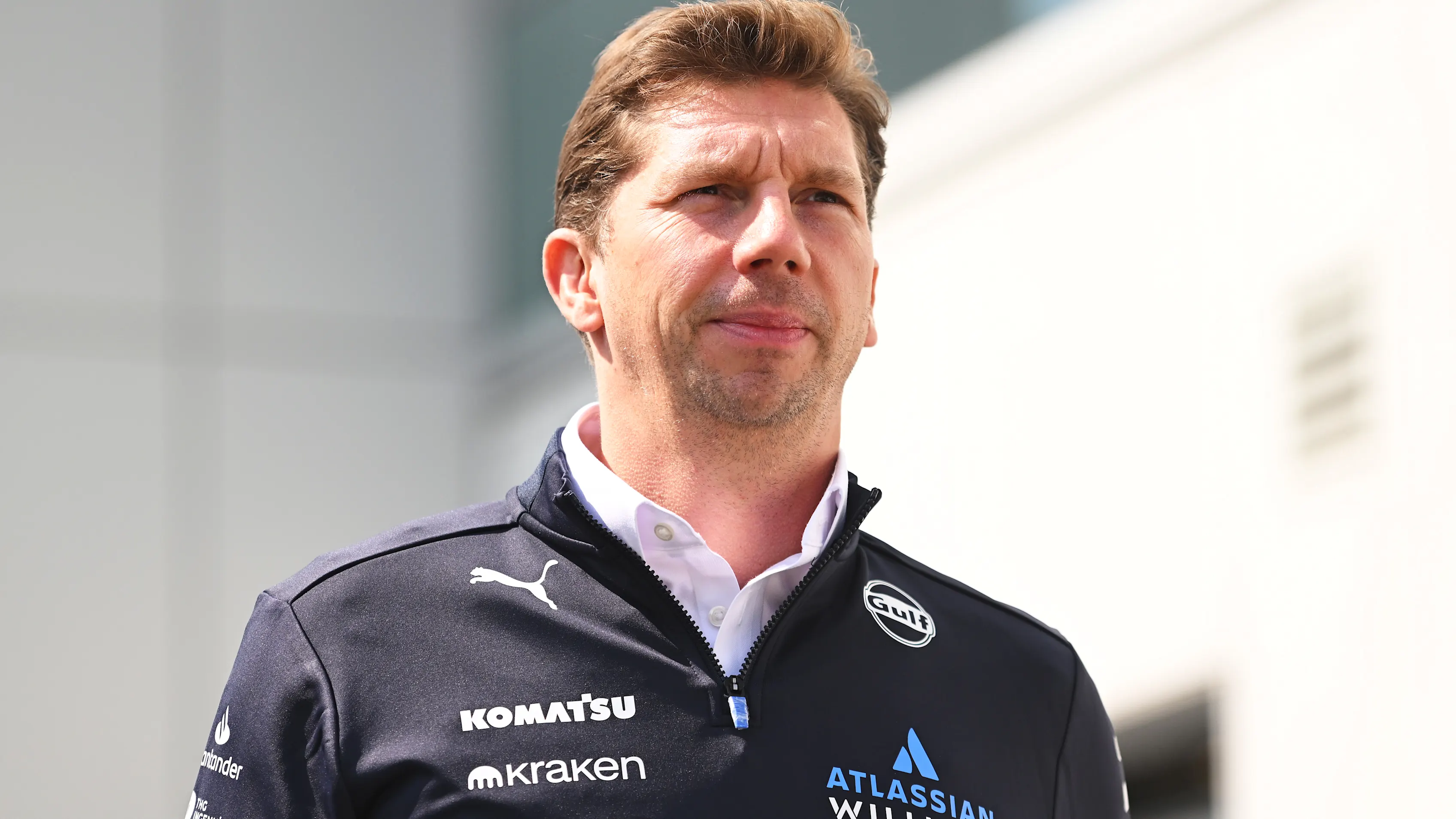MONTREAL, QUEBEC - JUNE 13: James Vowles, Team Principal of Williams arrives in the Paddock prior