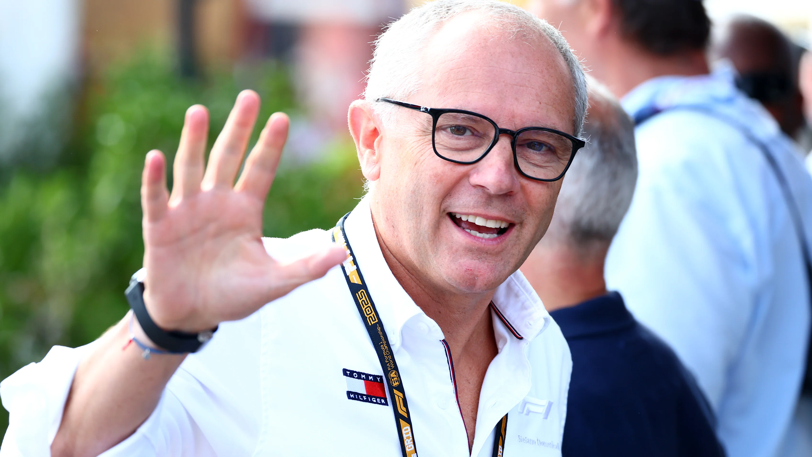 MONZA, ITALY - SEPTEMBER 05: Stefano Domenicali, CEO of the Formula One Group in the Paddock prior