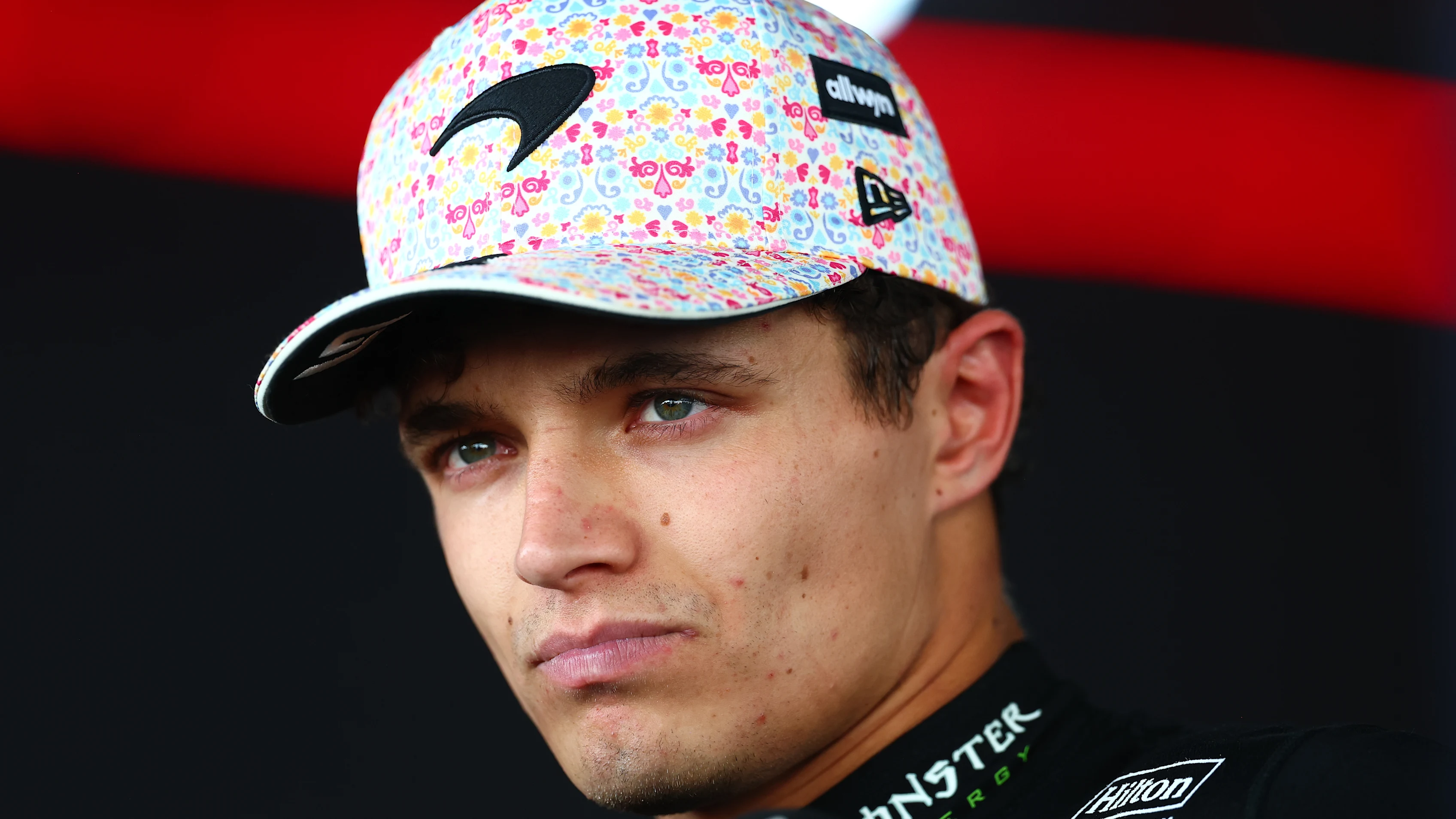 MEXICO CITY, MEXICO - OCTOBER 26: Race winner Lando Norris of Great Britain and McLaren is