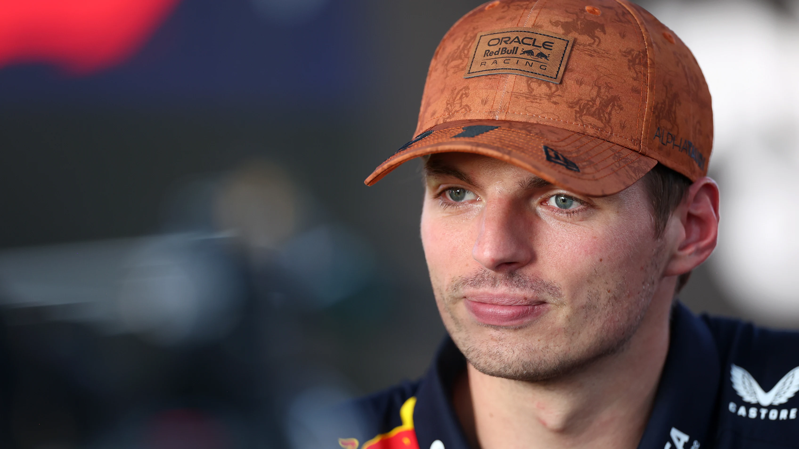 AUSTIN, TEXAS - OCTOBER 18: Pole position qualifier Max Verstappen of the Netherlands and Oracle