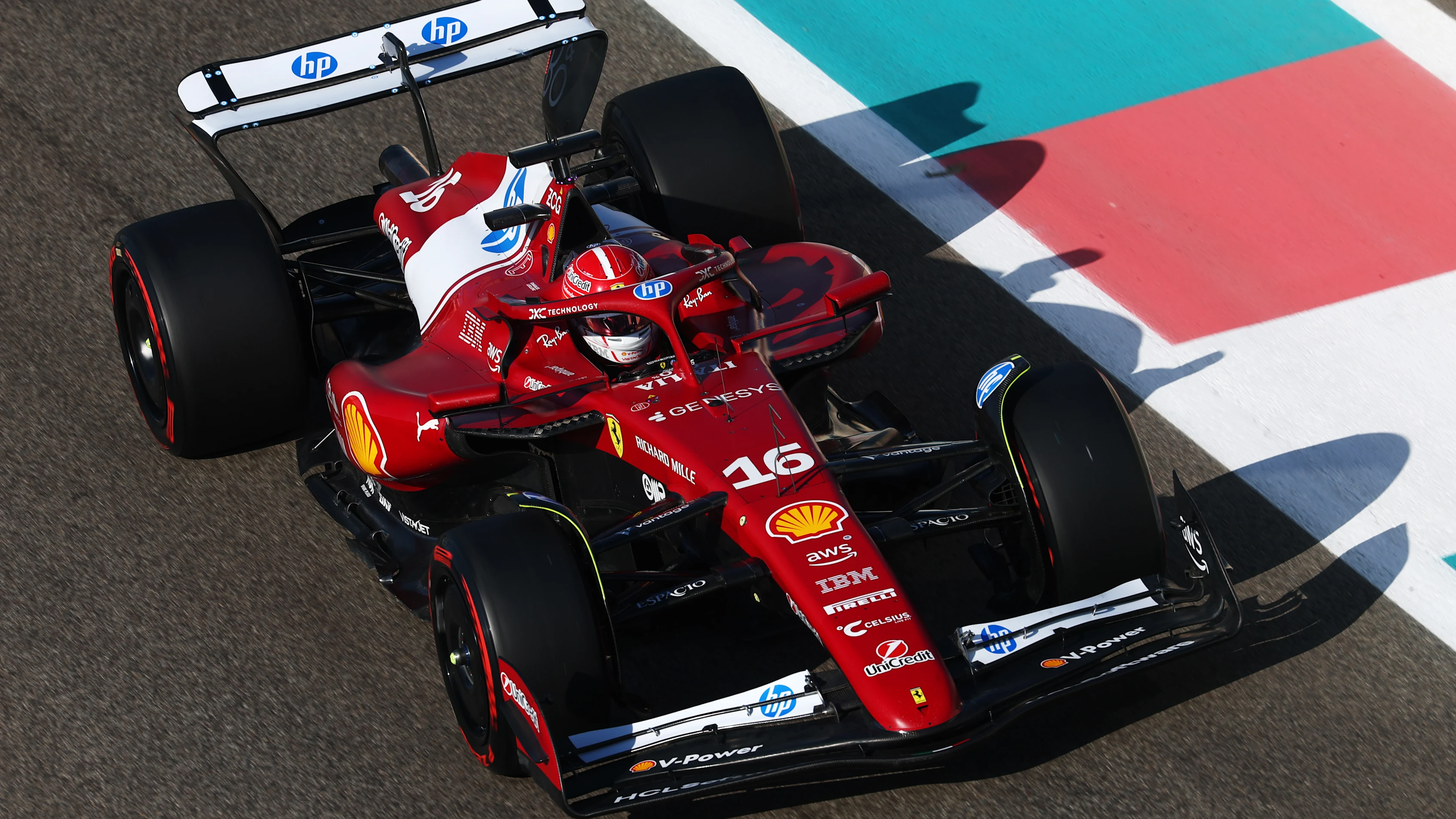 ABU DHABI, UNITED ARAB EMIRATES - DECEMBER 09: Charles Leclerc of Monaco driving the (16) Scuderia