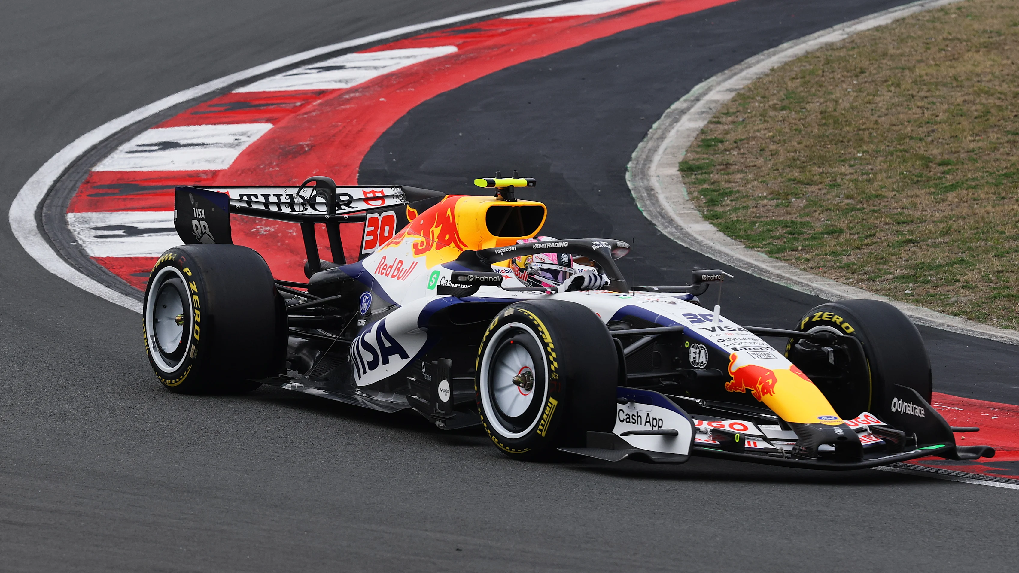 SHANGHAI, CHINA - MARCH 15: Liam Lawson of New Zealand driving the (30) Visa Cash App Racing Bulls VCARB 03 RB Ford on track during the F1 Grand Prix of China at Shanghai International Circuit on March 15, 2026 in Shanghai, China. (Photo by Mark Thompson/Getty Images)