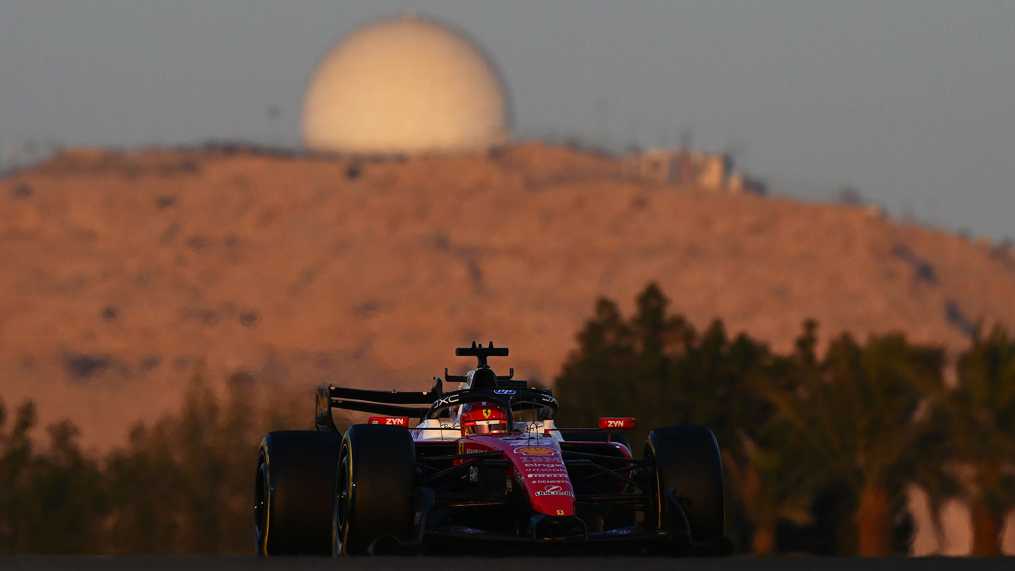 BAHRAIN, BAHRAIN - FEBRUARY 20: Charles Leclerc of Monaco driving the (16) Scuderia Ferrari SF-26