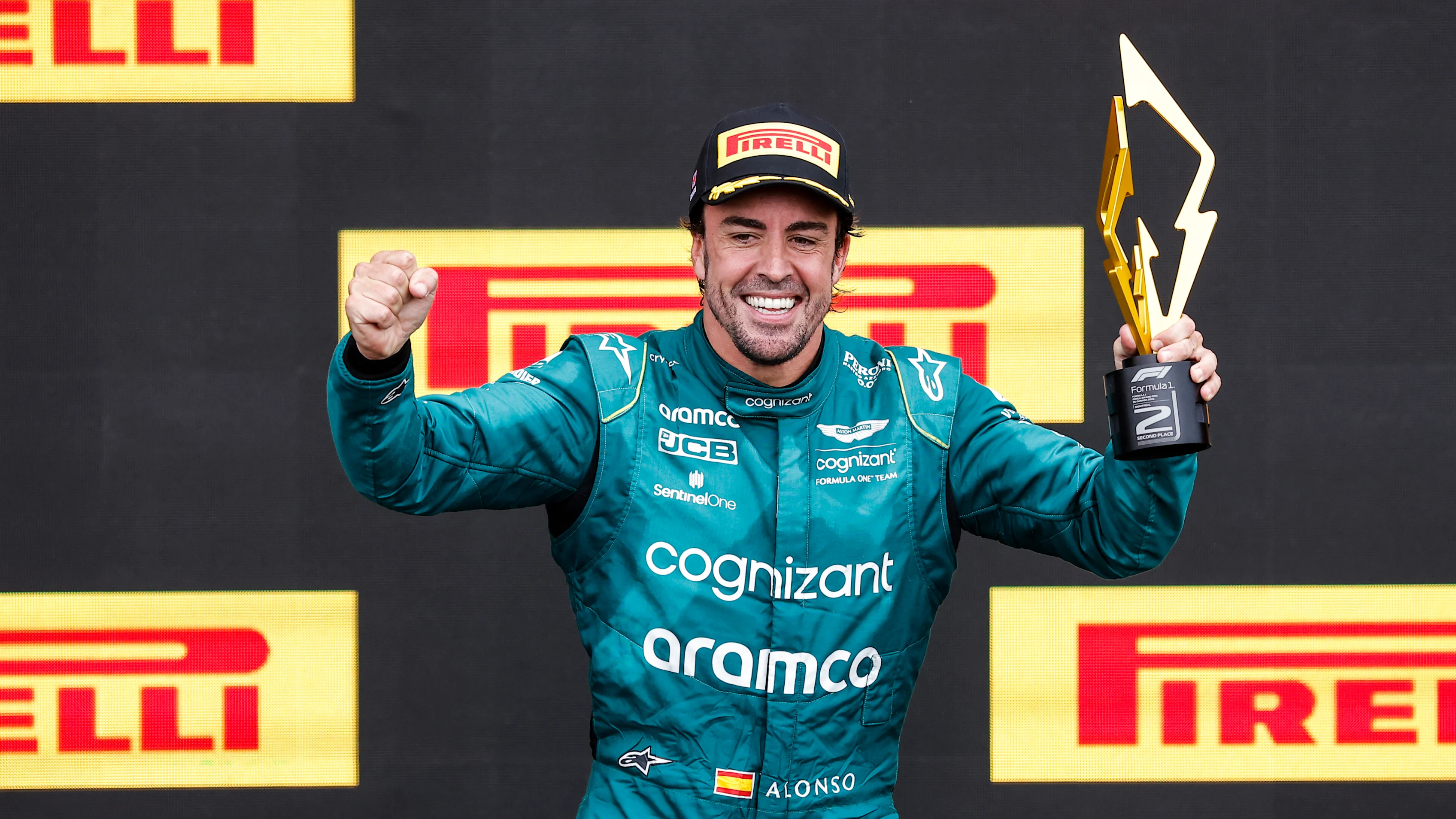 Fernando Alonso of Spain, Aston Martin Aramco Cognizant, portrait during the Formula 1 Pirelli
