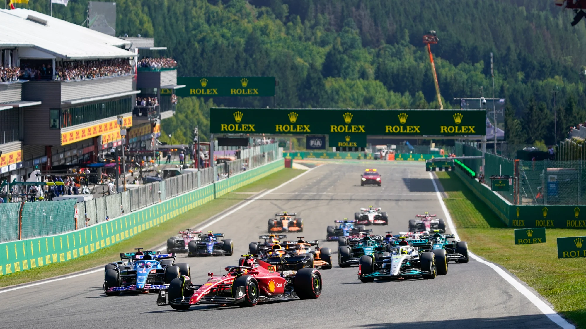 Start of the Race&amp;#xA; during the Formula 1 Championship FORMULA 1 ROLEX BELGIAN GRAND PRIX