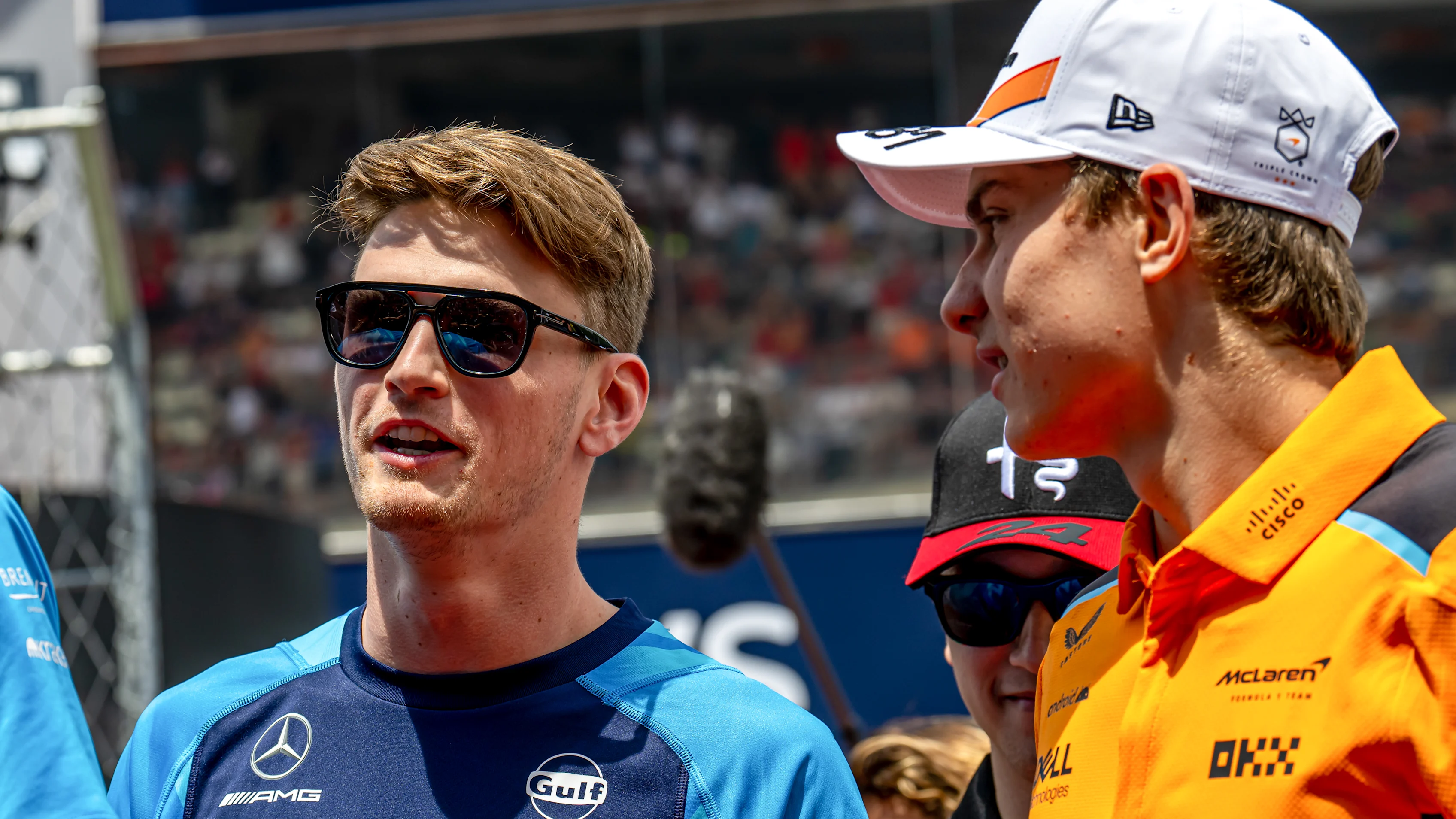 CIRCUIT DE BARCELONA-CATALUNYA, SPAIN - JUNE 04: Logan Sargeant, Williams Racing FW45 and Ocar