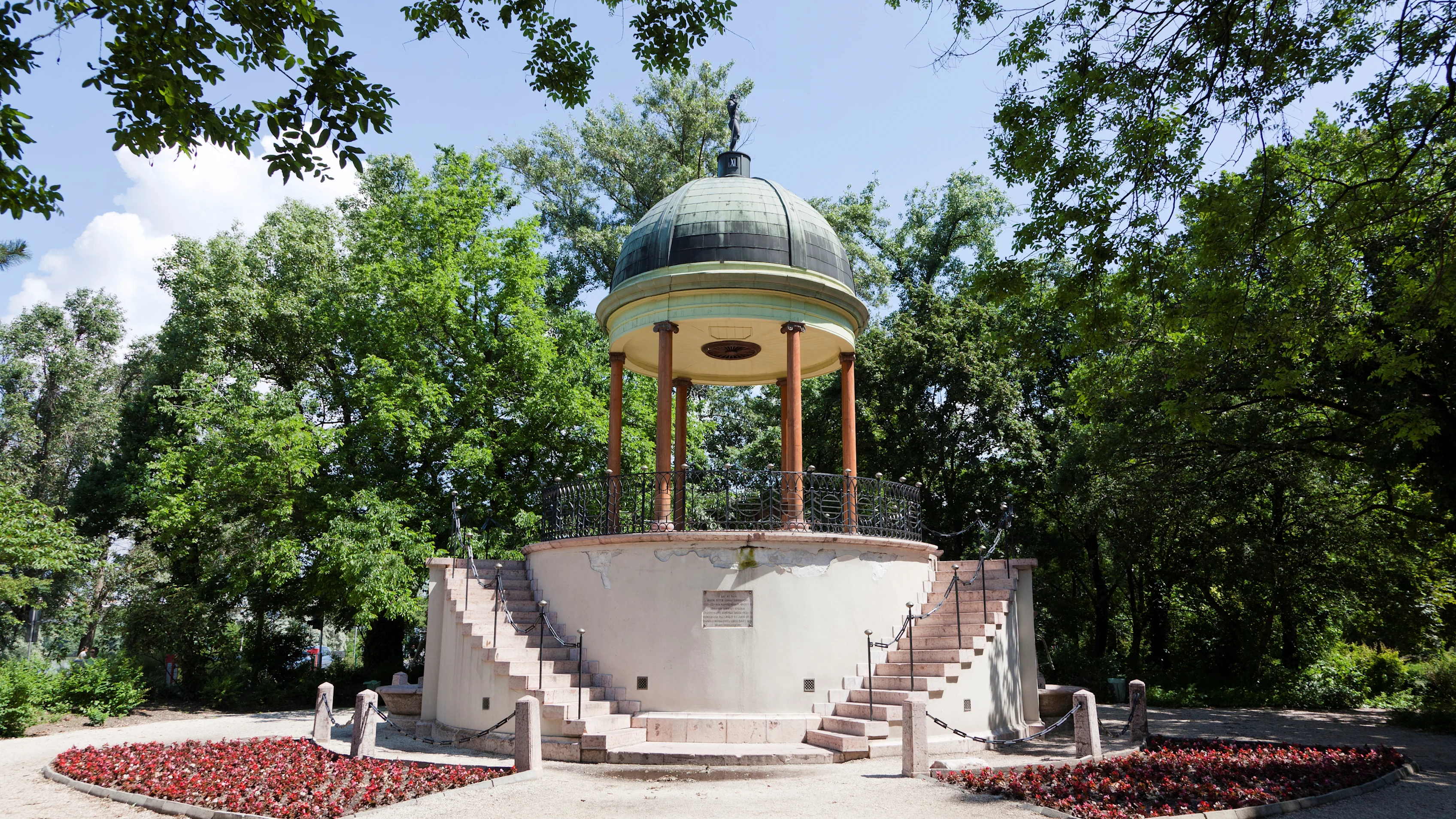 Margaret Island. Margitsziget. in Budapest. Ruins of a dominican monastery (13-15th century) in