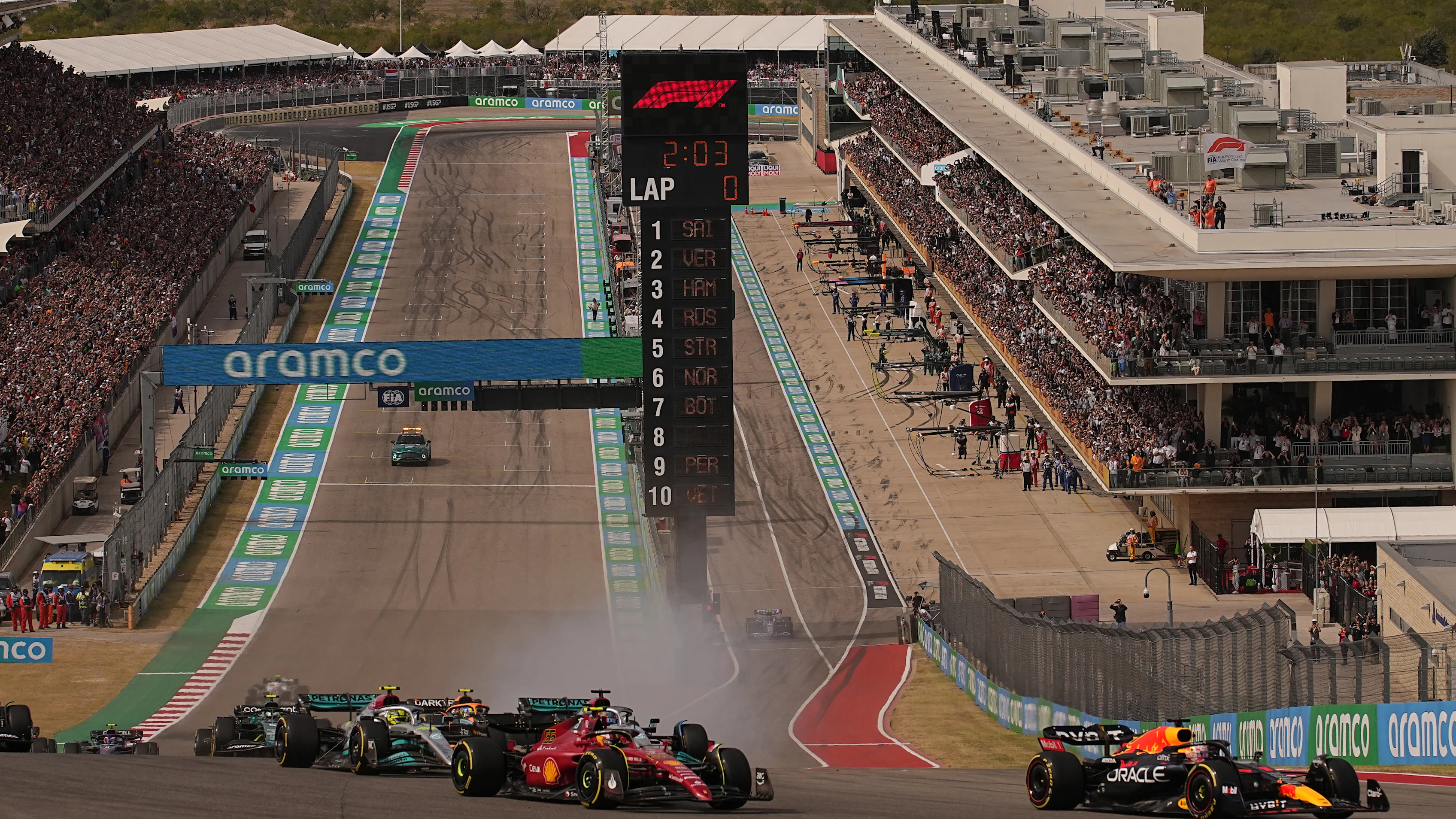 Auto Racing: United States Grand Prix: Red Bull Racing's Dutch driver Max Verstappen in action