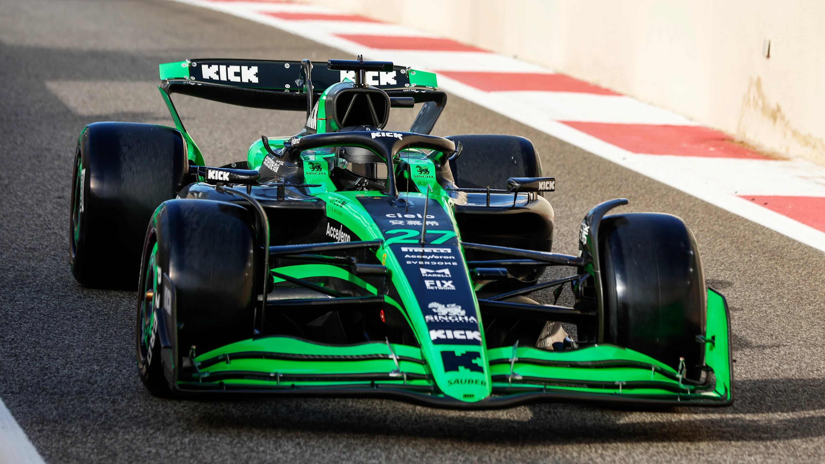YAS MARINA CIRCUIT, UNITED ARAB EMIRATES - DECEMBER 10: Nico Hulkenberg, Stake F1 Team KICK Sauber
