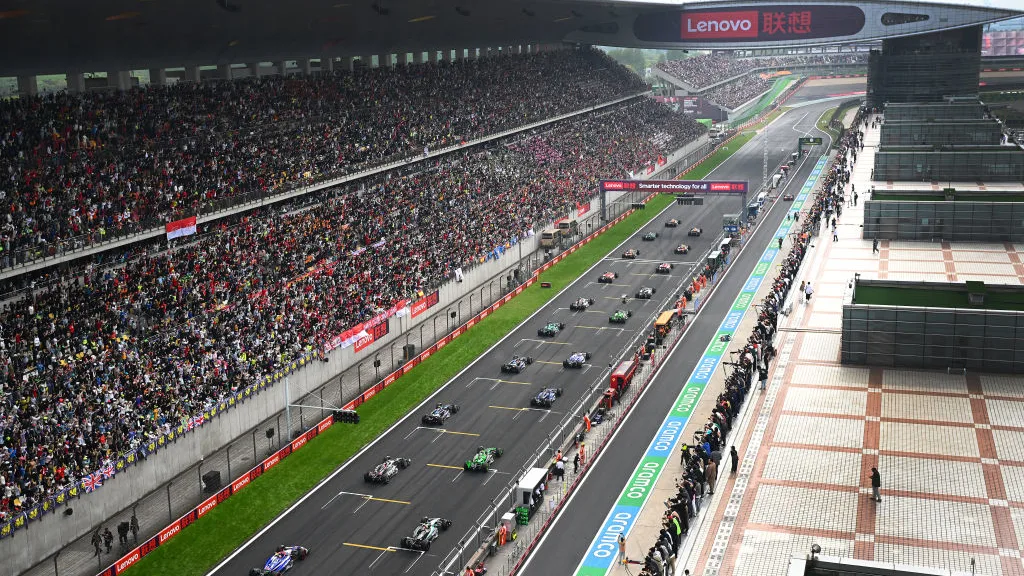 SHANGHAI, CHINA - APRIL 21: Max Verstappen of the Netherlands driving the (1) Oracle Red Bull