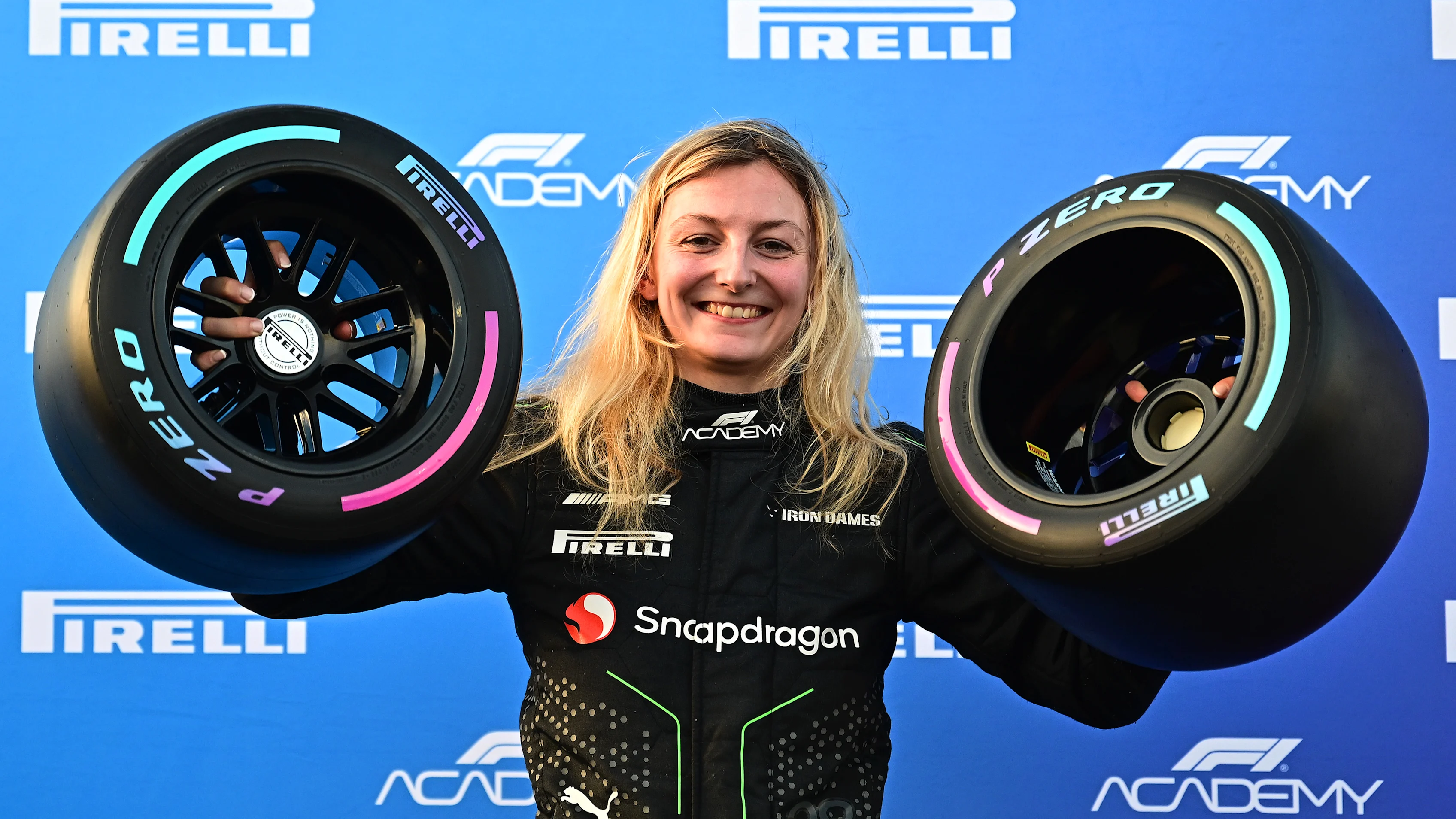 LUSAIL CITY, QATAR - NOVEMBER 30: Pole position qualifier Doriane Pin of France and PREMA Racing