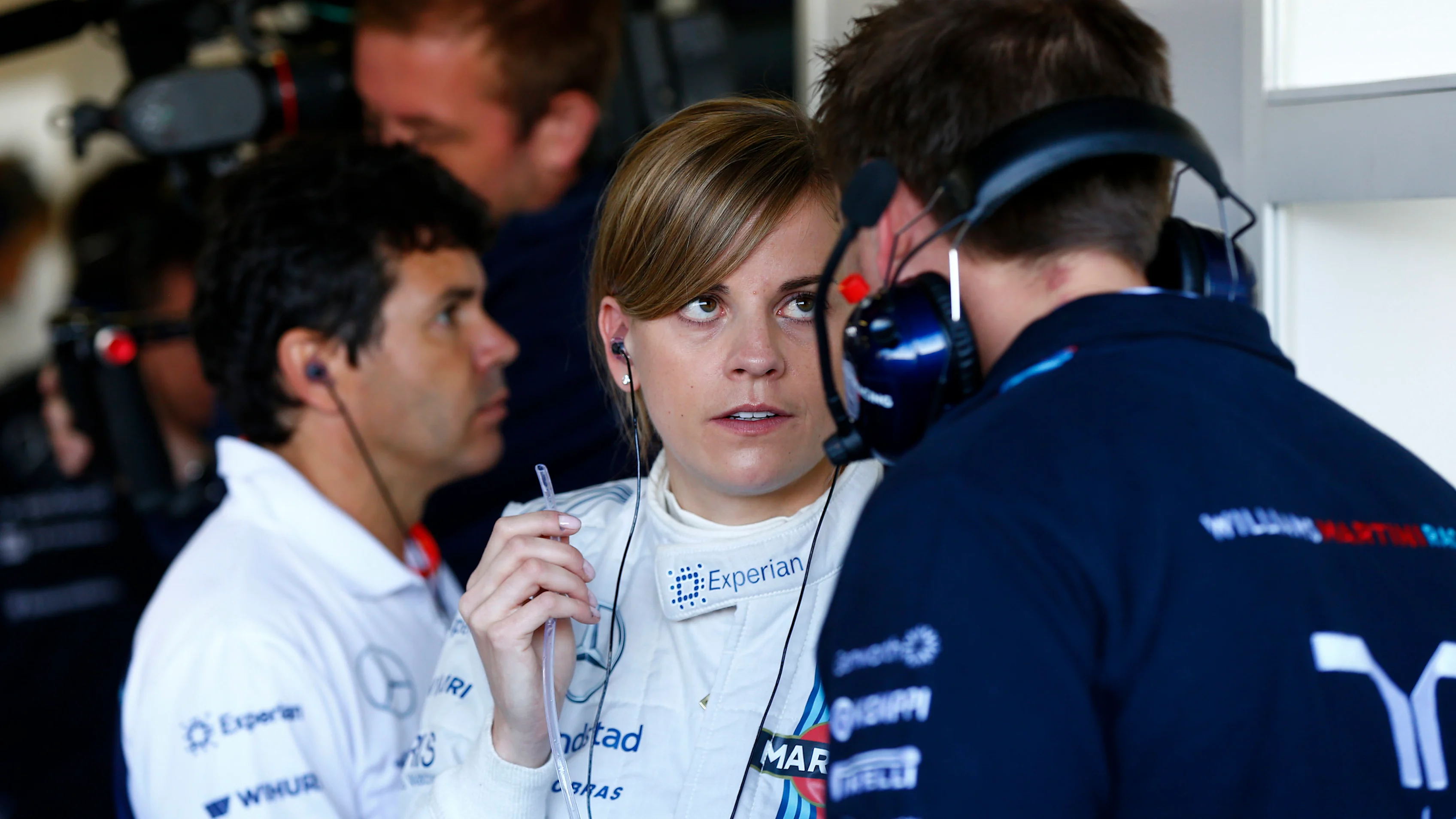 Wolff became the first woman since 1992 to participate in an F1 weekend in 2014