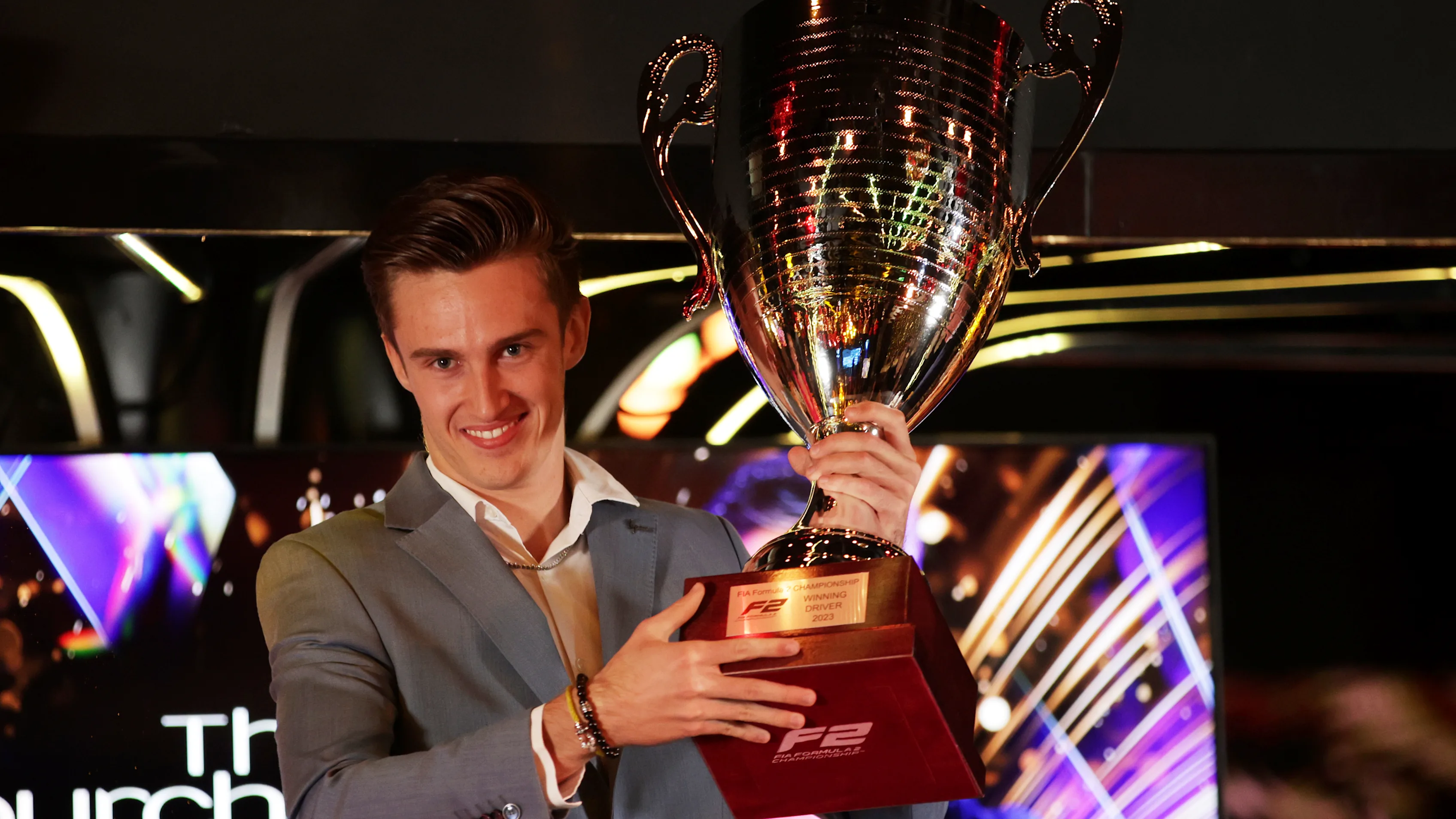 MONACO, MONACO - DECEMBER 10: Theo Pourchaire of France and ART Grand Prix (5) celebrates with the