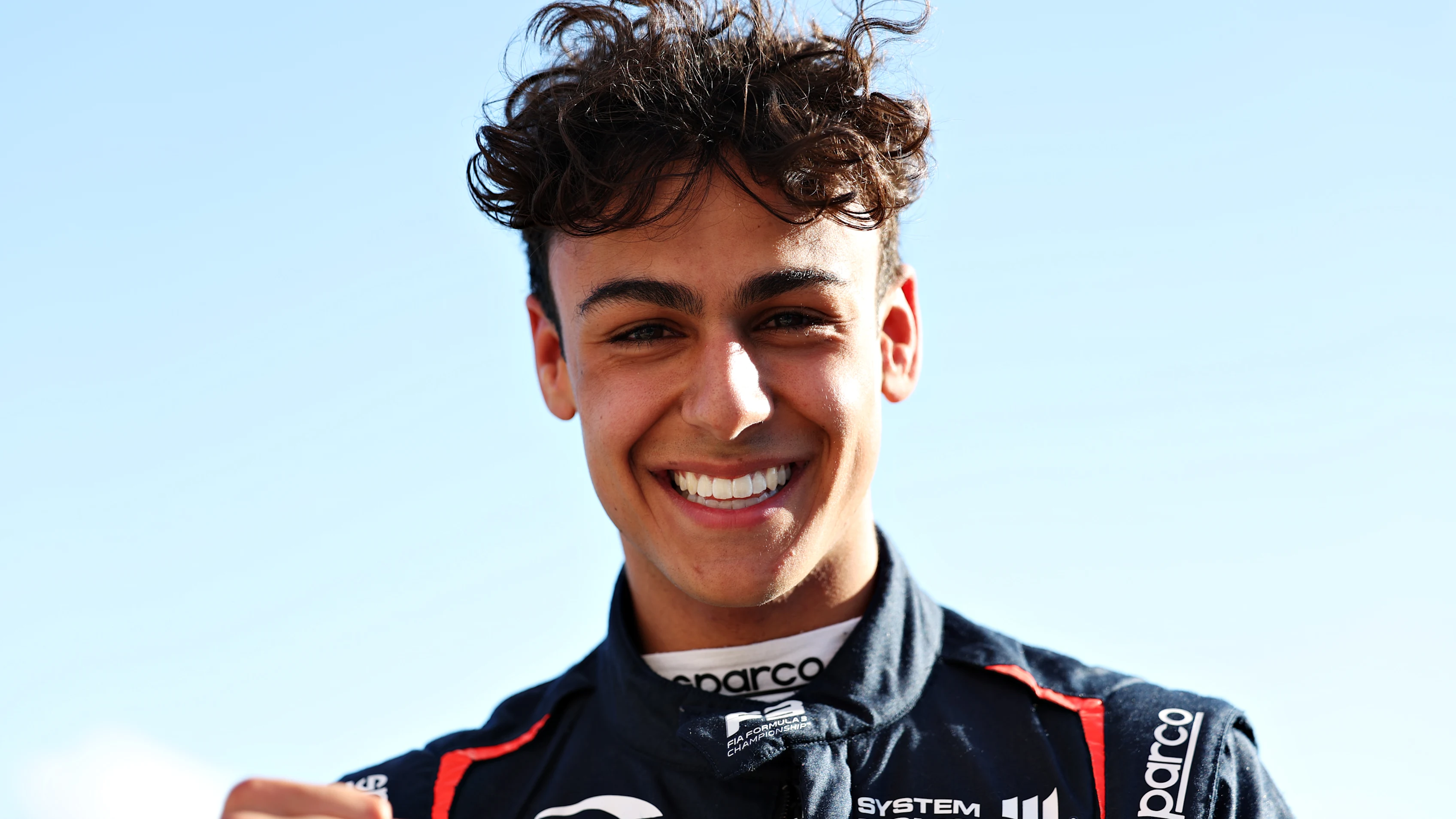 NORTHAMPTON, ENGLAND - JULY 06: Race winner Arvid Lindblad of Great Britain and PREMA Racing (3)