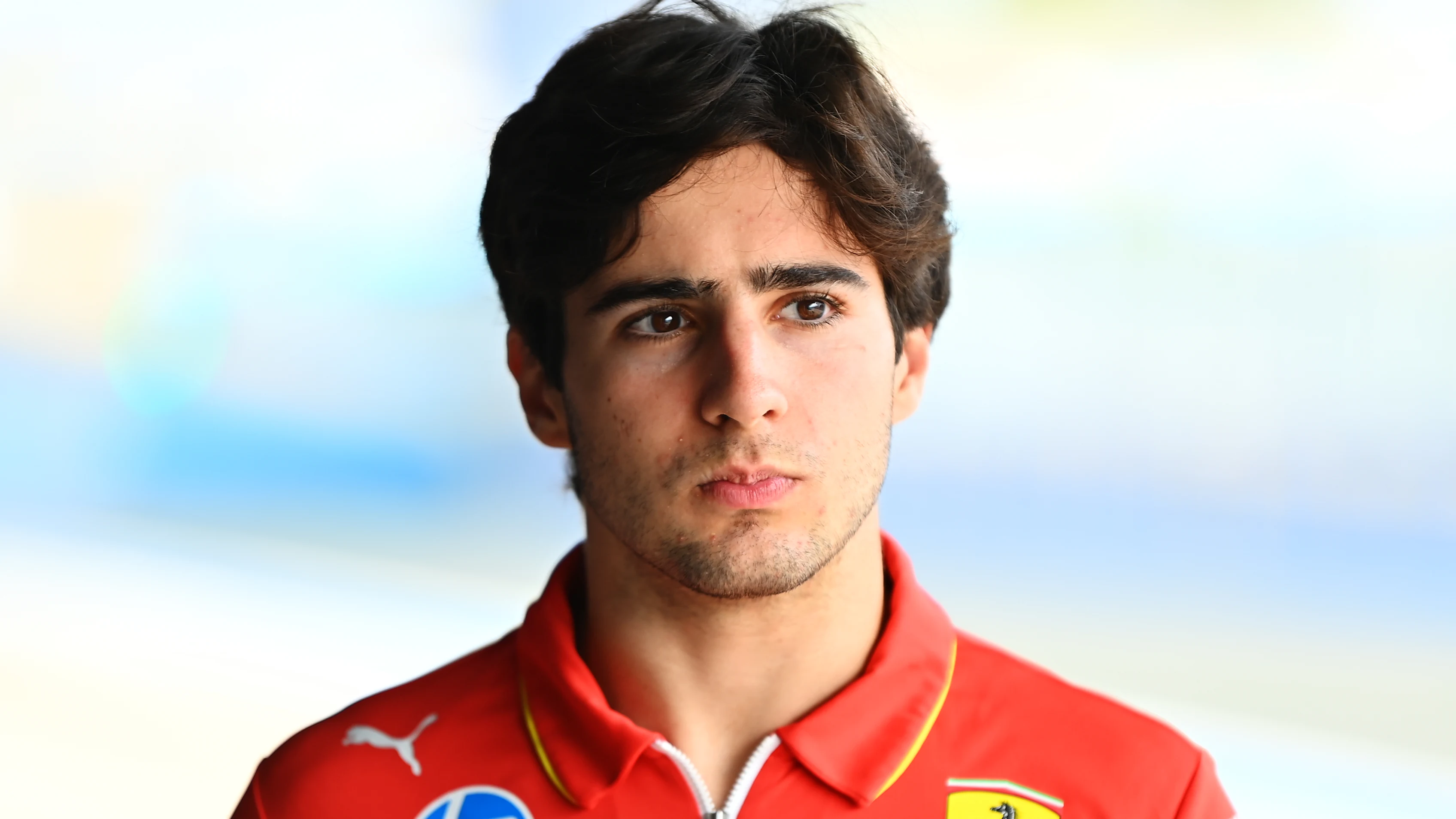 JEREZ DE LA FRONTERA, SPAIN - OCTOBER 08: Rafael Camara of Brazil and Trident (5) looks on in the