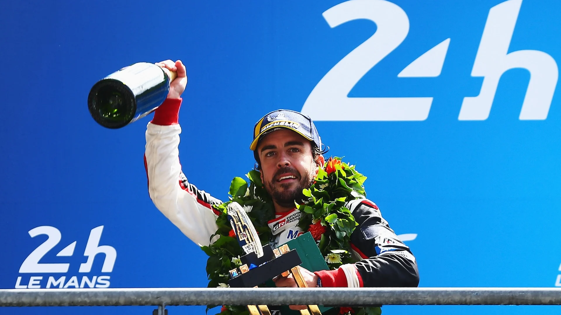 during the Le Mans 24 Hour race at the Circuit de la Sarthe on June 17, 2018 in Le Mans, France.