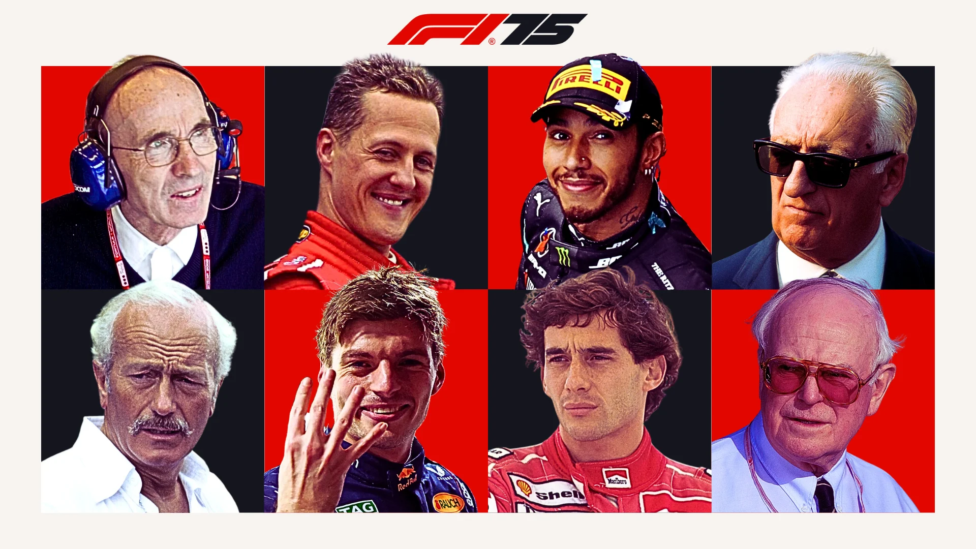 The 75 best drivers, cars, innovations, teams and influential figures in F1 history