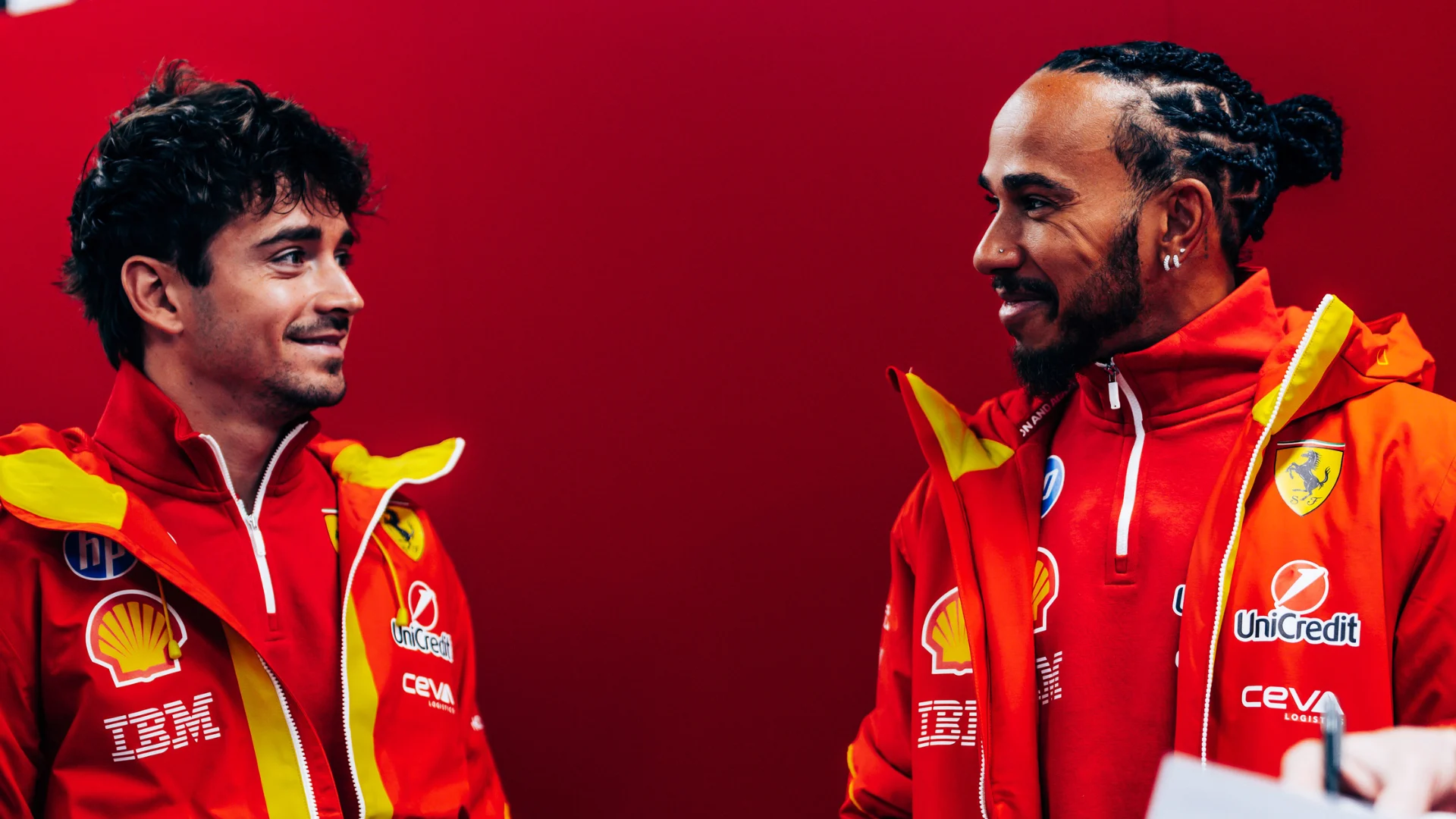 Hamilton and Leclerc will embark on their first season as team mates in 2025