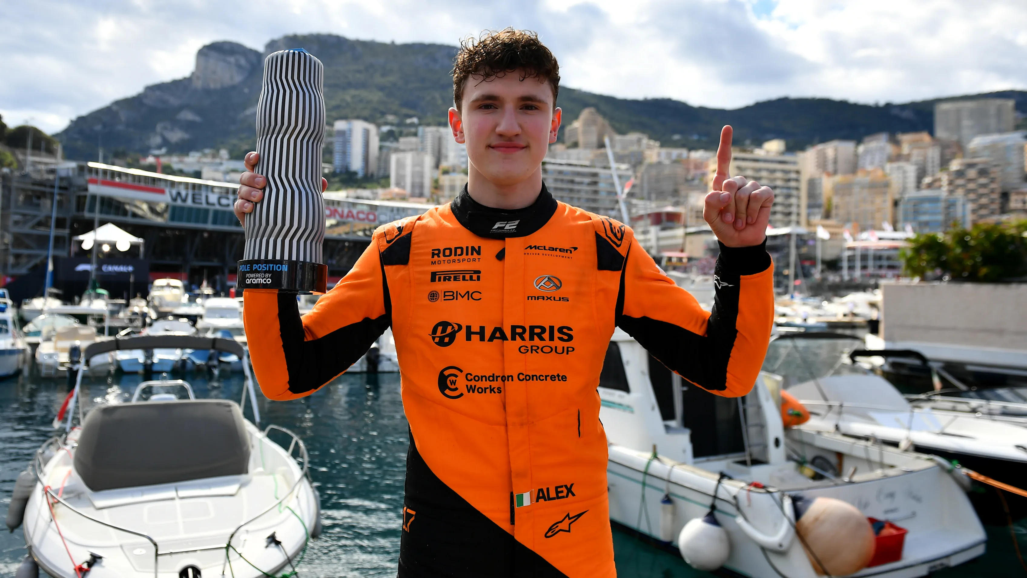 MONTE-CARLO, MONACO - MAY 23: Pole position qualifier Alexander Dunne of Ireland and Rodin