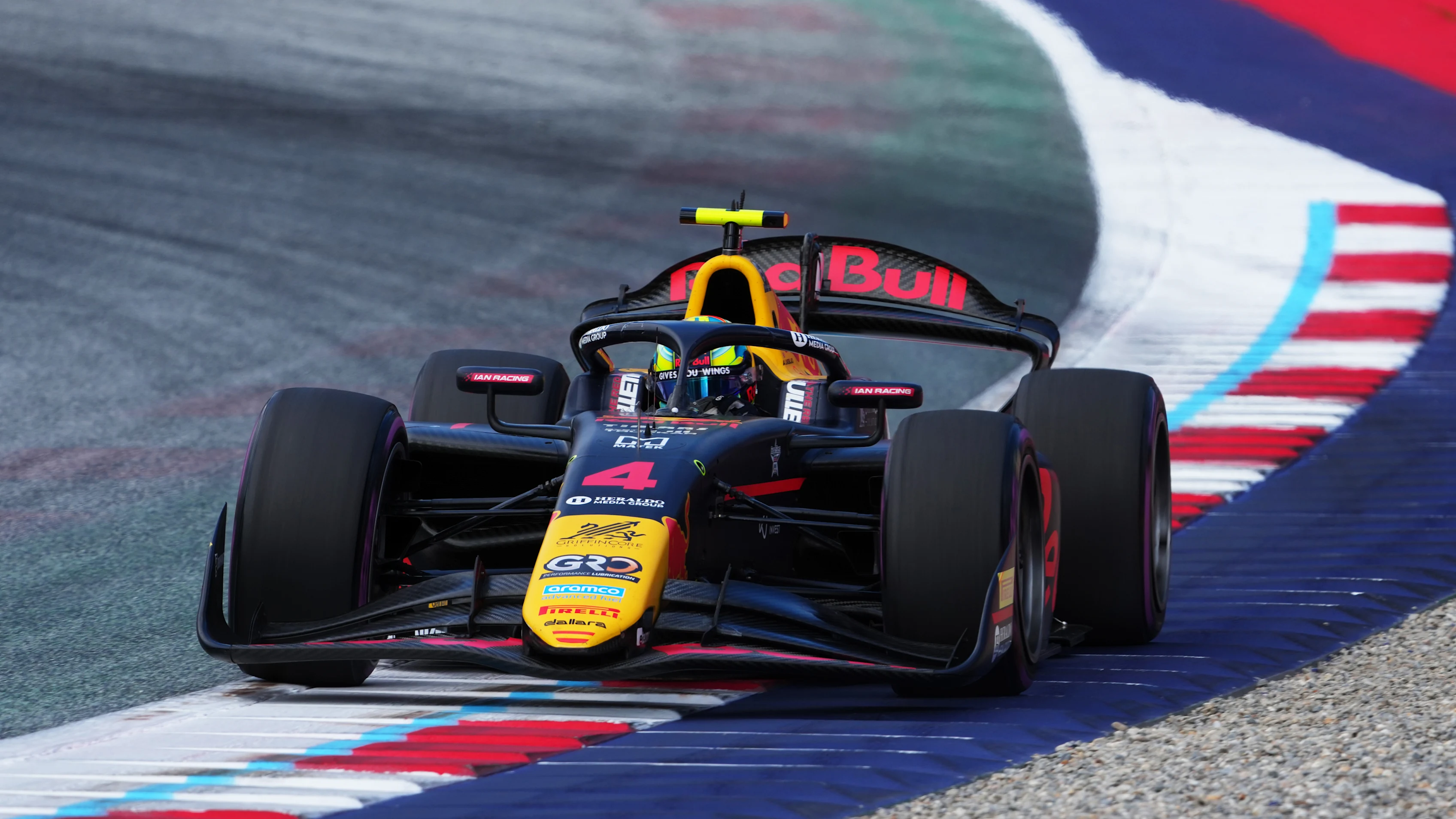SPIELBERG, AUSTRIA - JUNE 27: Arvid Lindblad of Great Britain and Campos Racing (4) on track during