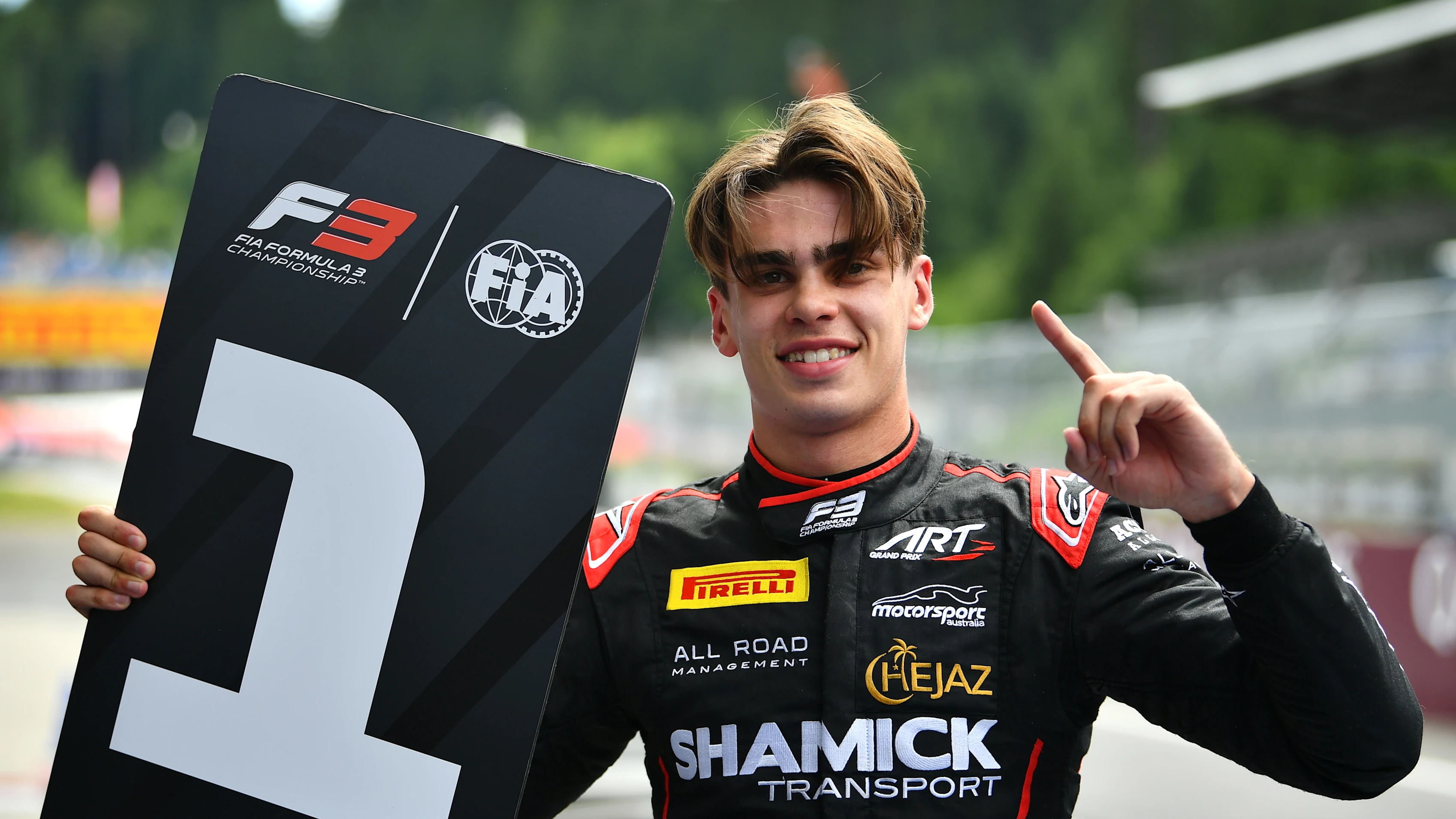 SPIELBERG, AUSTRIA - JUNE 28: Race winner James Wharton of Australia and ART Grand Prix (9) poses