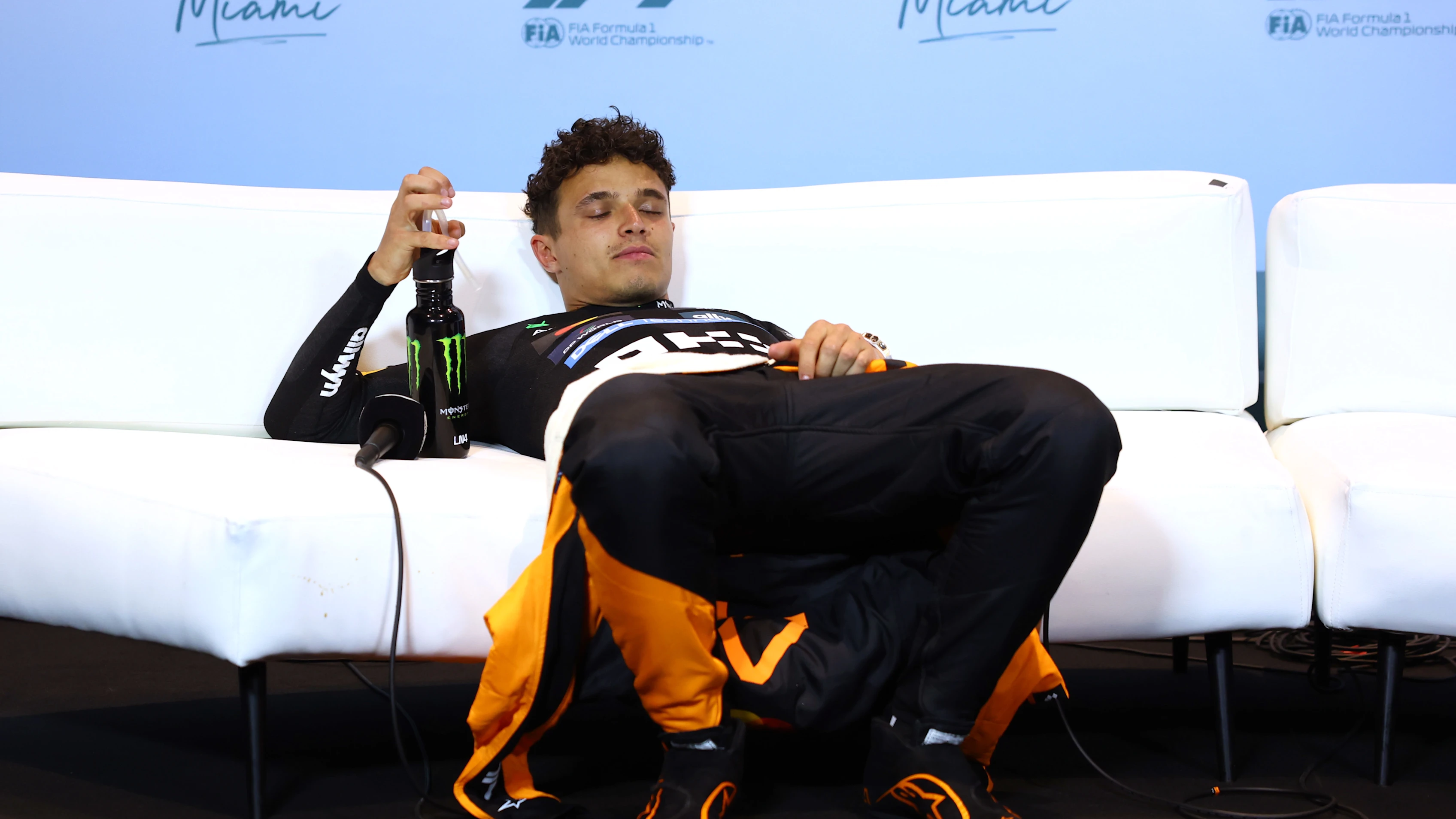 MIAMI, FLORIDA - MAY 04: Max Verstappen of the Netherlands driving the (1) Oracle Red Bull Racing