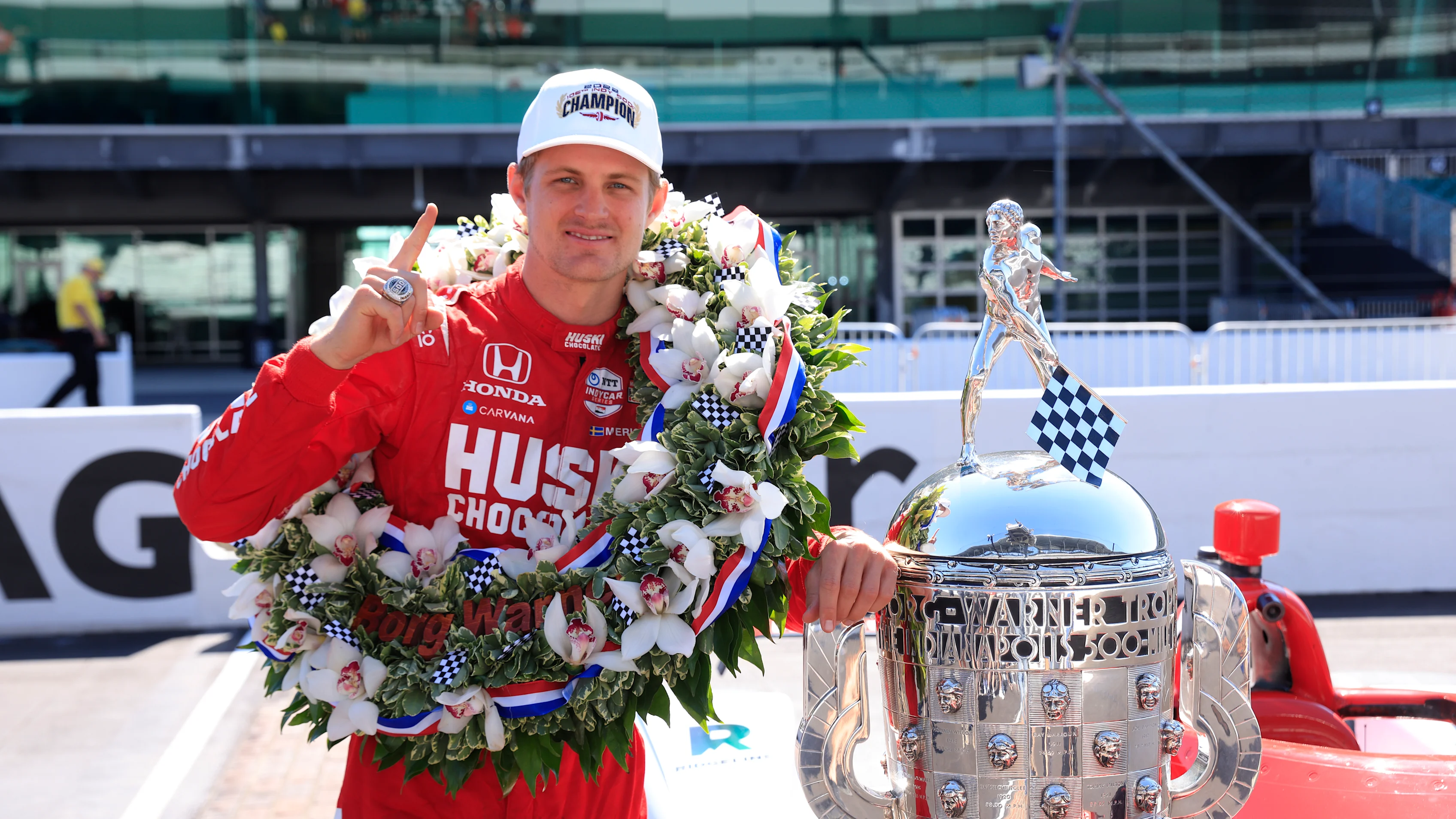 INDIANAPOLIS, INDIANA - MAY 30: Marcus Ericsson of Sweden driver of the #8 Team Chip Ganassi Racing