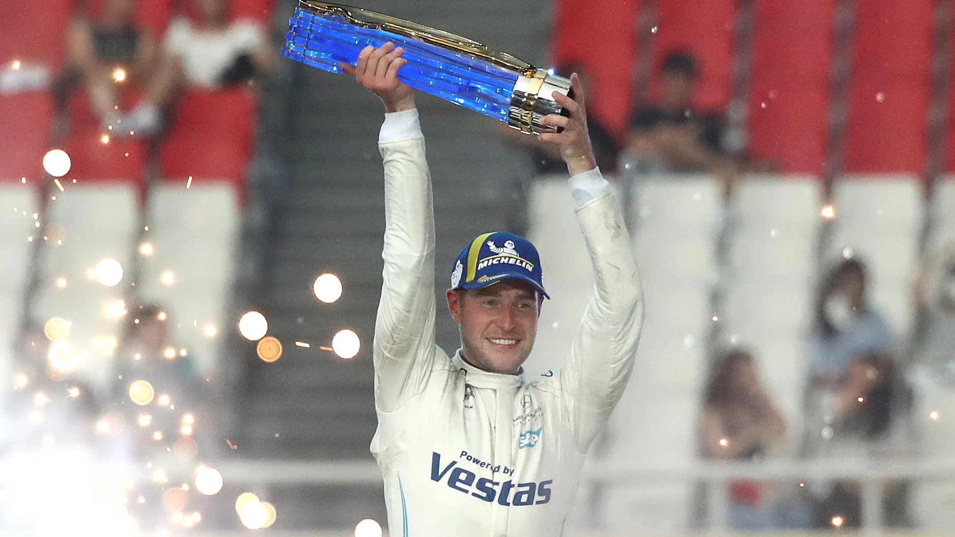 SEOUL, SOUTH KOREA - AUGUST 14: World Champion Stoffel Vandoorne of Belgium and Mercedes-EQ #05