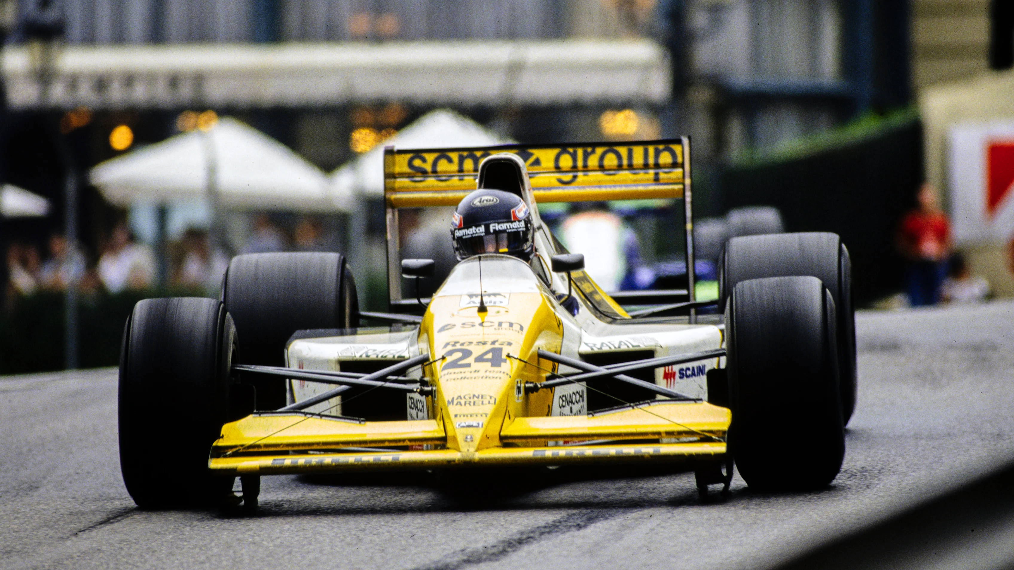 MONTE CARLO, MONACO - MAY 27: Paolo Barilla, Minardi M190 Ford during the Monaco GP at Monte Carlo