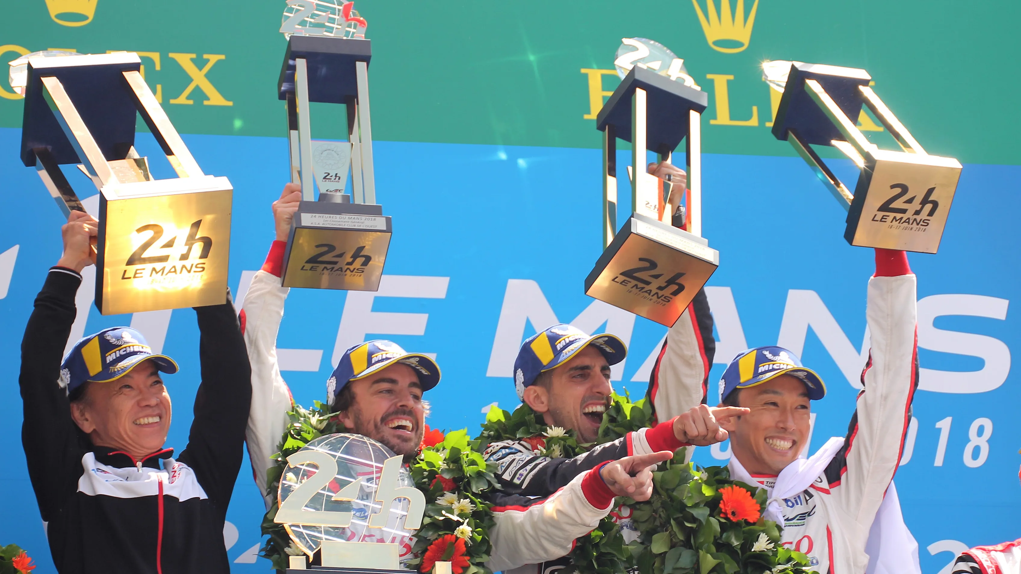 CIRCUIT DE LA SARTHE, FRANCE - JUNE 17: #8 Toyota Gazoo Racing Toyota TS050: Sebastien Buemi,