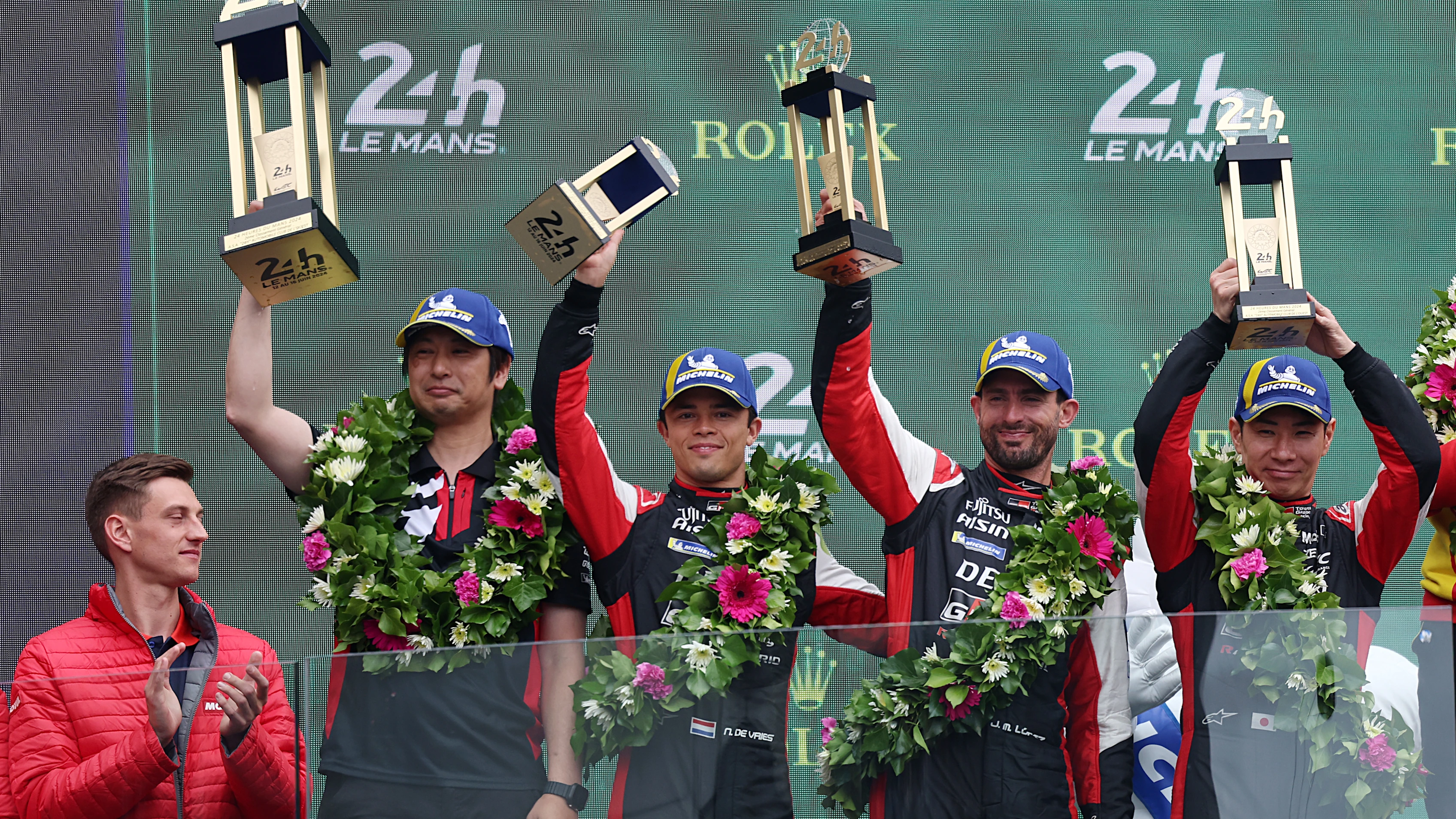CIRCUIT DE LA SARTHE, FRANCE - JUNE 16: #7 TOYOTA GAZOO RACING Toyota GR010 - Hybrid Hypercar of