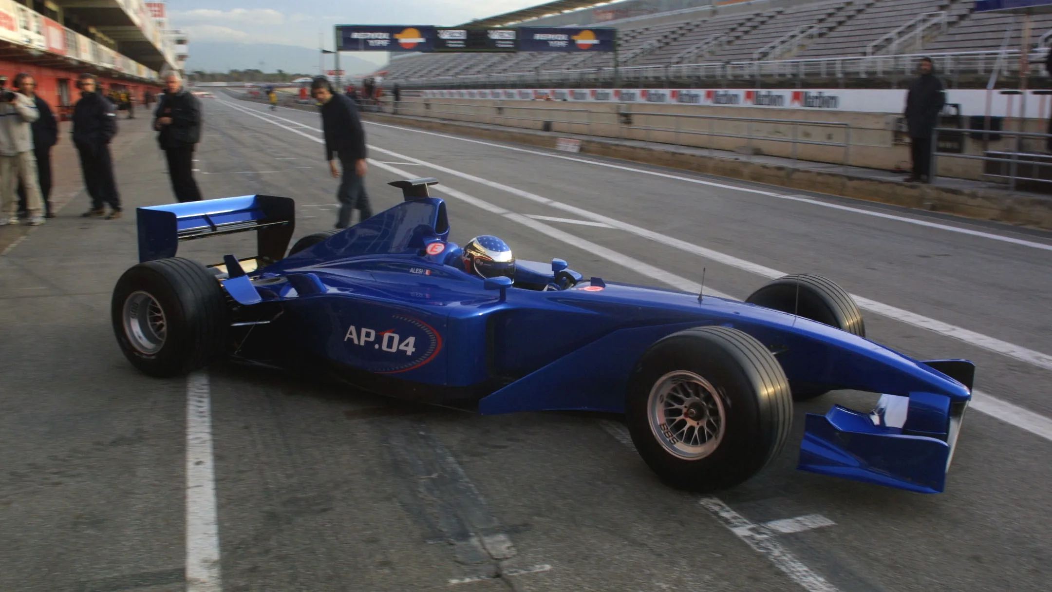 2001 Formula One Testing Barcelona, Spain. 23rd January 2001 Jean Alesi, Prost AP04 (Photo by Clive