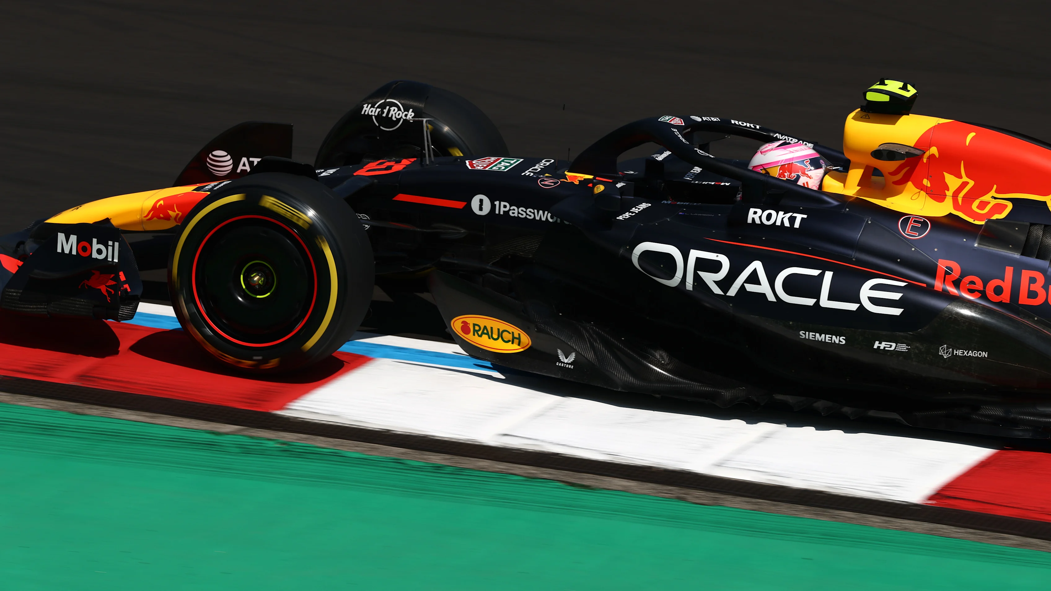 SHANGHAI, CHINA - MARCH 21: Liam Lawson of New Zealand driving the (30) Oracle Red Bull Racing RB21